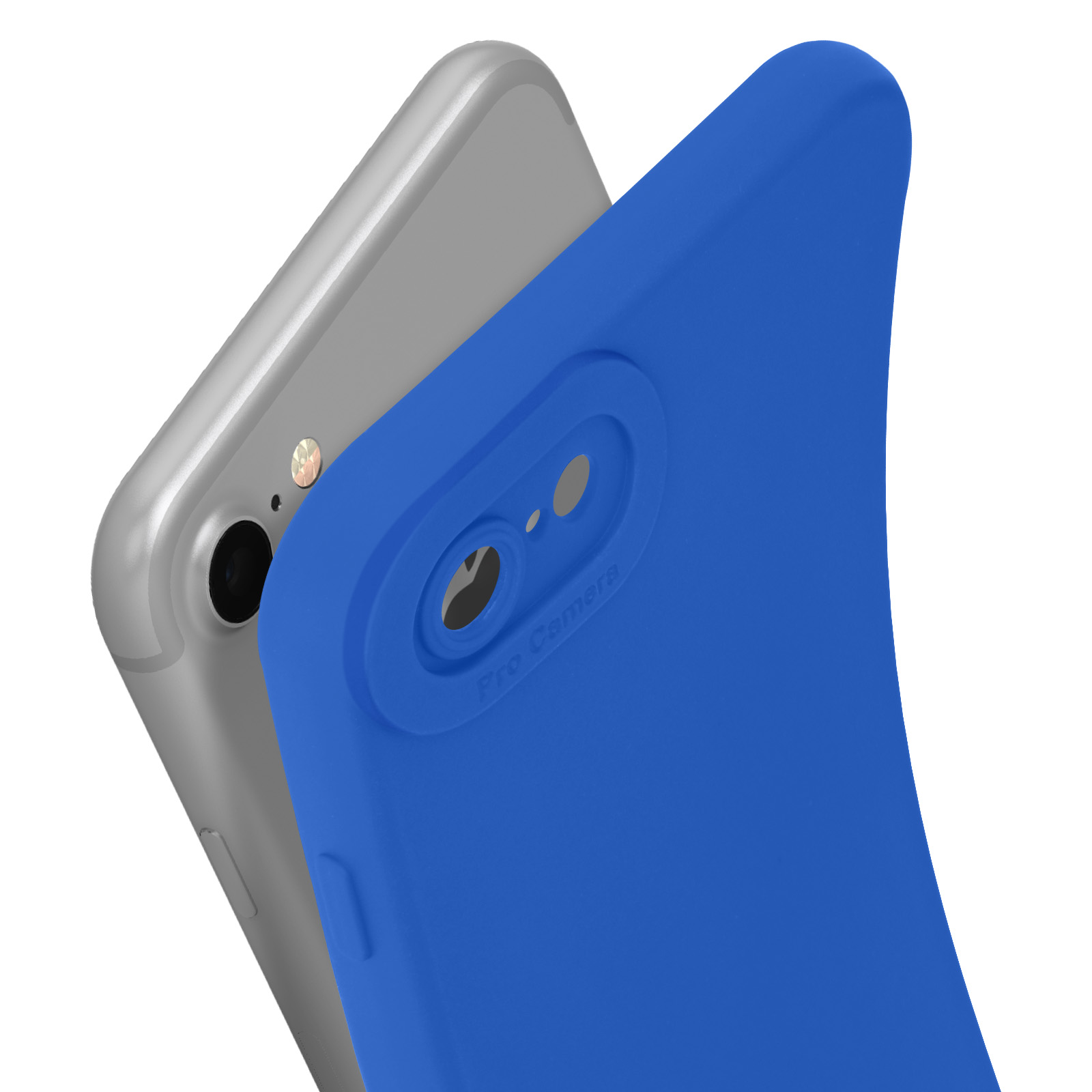 Cover per iPhone 7 Plus, Fotocamera Protezione Completa Ultra Leggero Morbido Silicone TPU Traspirante Mesh Design Protettiva Case per iPhone 8 Plus