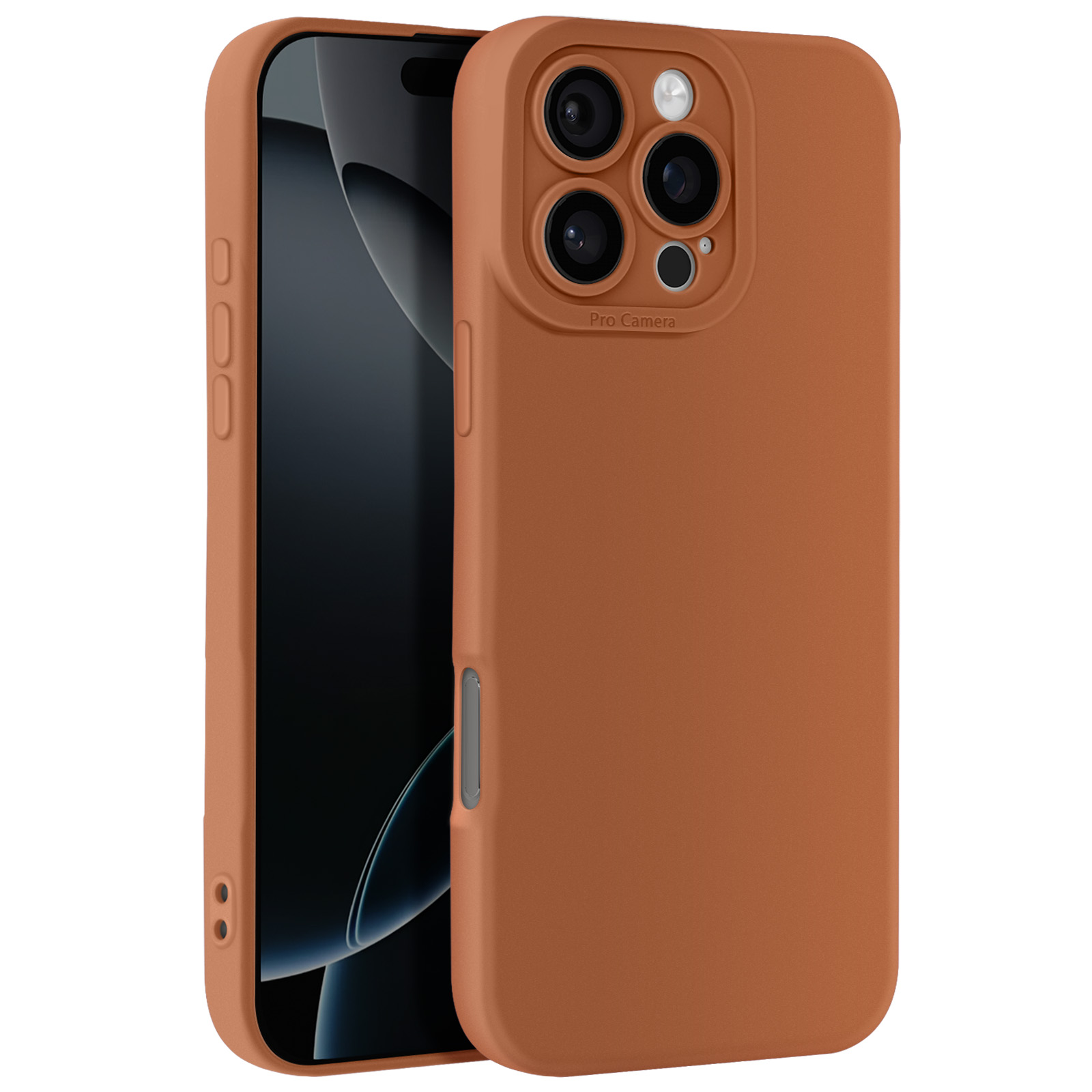 CANSHN Cover Magnetica per iPhone 16 Pro Max(6,9 Pollici), Compatibile con MagSafe, [Protezione Completa Della Fotocamera], Custodia Traslucida Opaca Protettiva Sottile Antiurto, Rosa