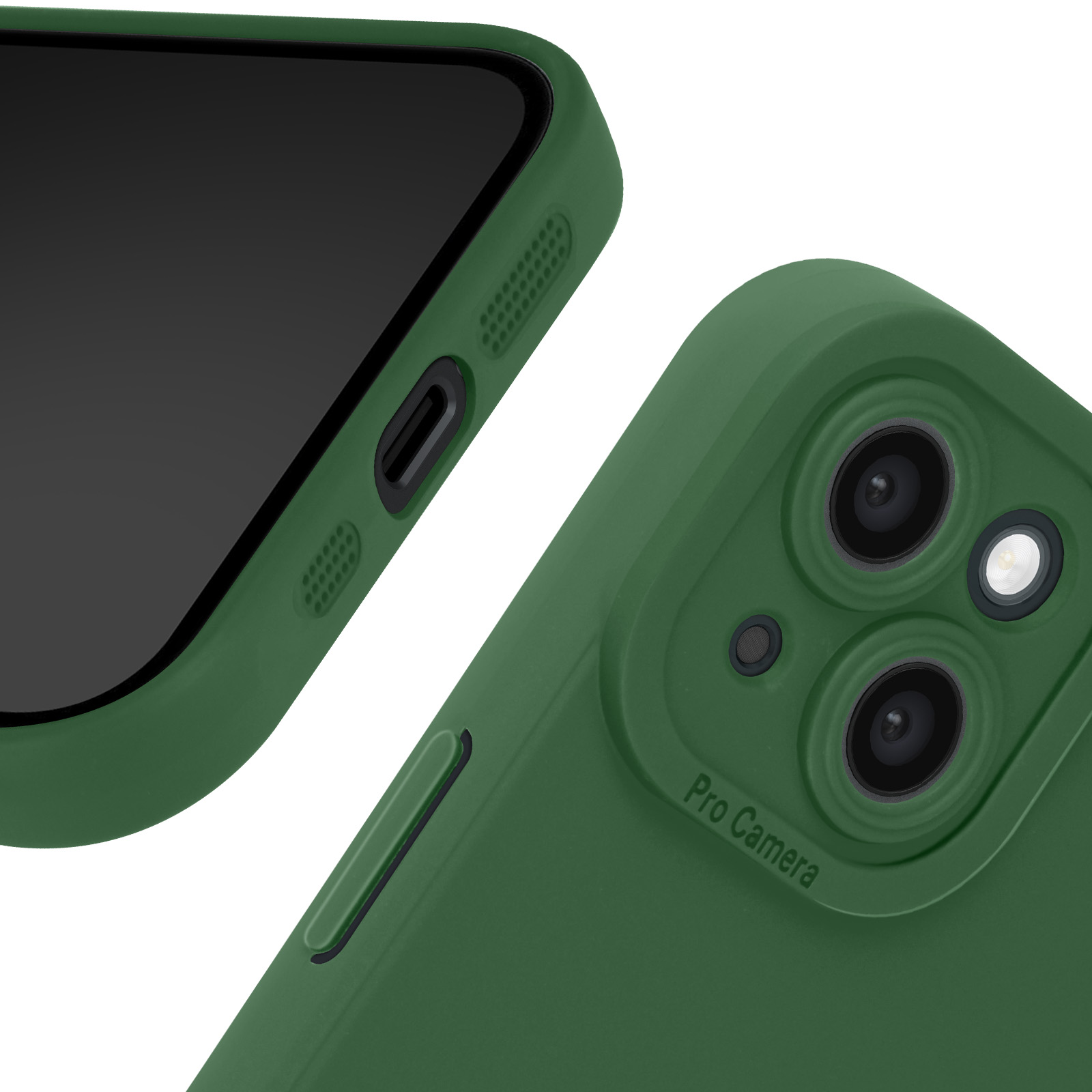 Custodia Posteriore Fluorescente Verde Per HTC One M7 - Youcase (TPU, Ultrasottile) - Foto 3