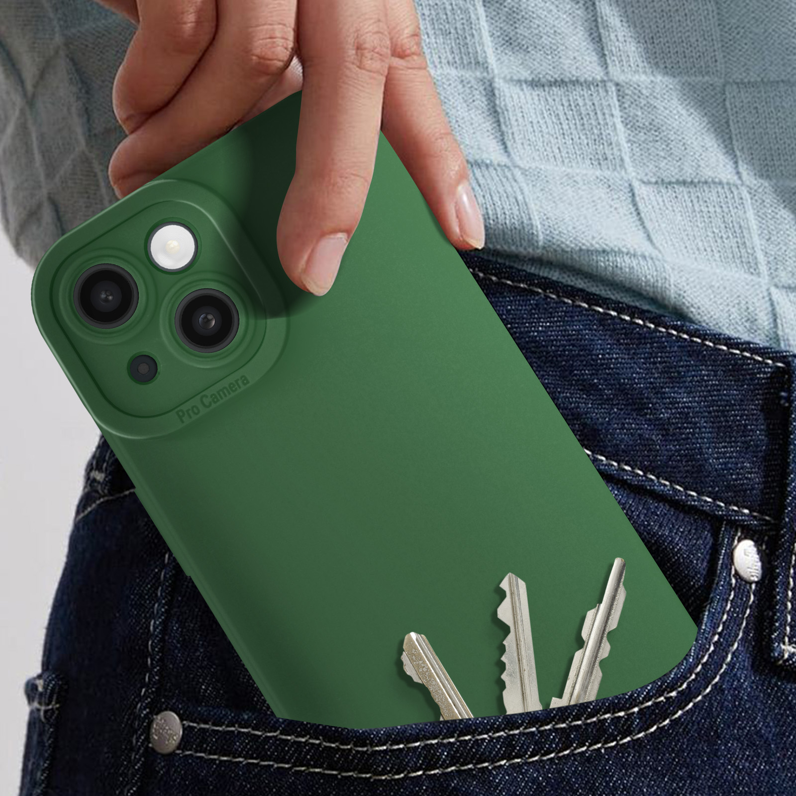 TOCOL Cover per iPhone 13 6,1 Pollic, Silicone Resistente | FindTheDeal