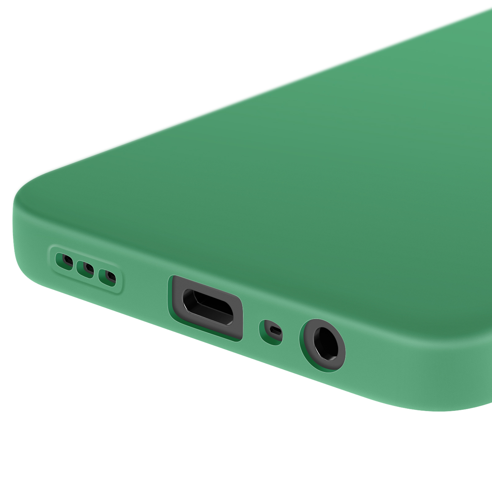 Custodia In TPU Per OPPO Reno 8T – Cover Antishock Con Finitura Opaca E Foro Per Laccio (Verde Matcha) - 2