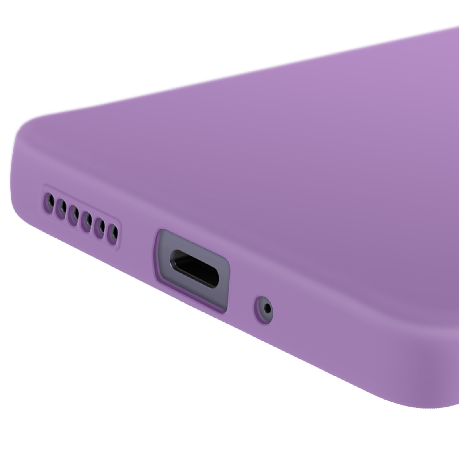 EASSGU Custodia per Redmi Note 8T (6.3 Inches), Cover Morbida in Silicone TPU - Erba Viola