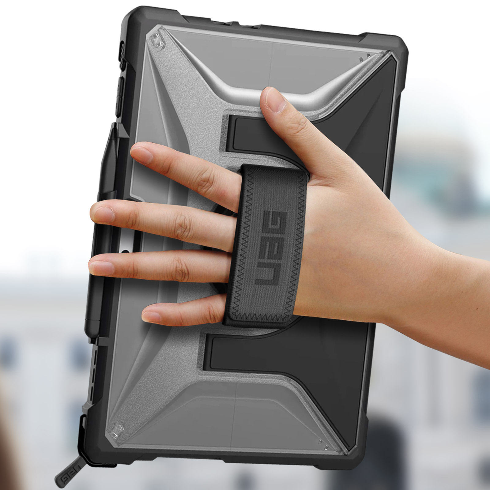 URBAN ARMOR GEAR UAG Custodia Microsoft Surface Pro 11/10/9 | Plasma Healthcare, Anticaduta Con Tracolla