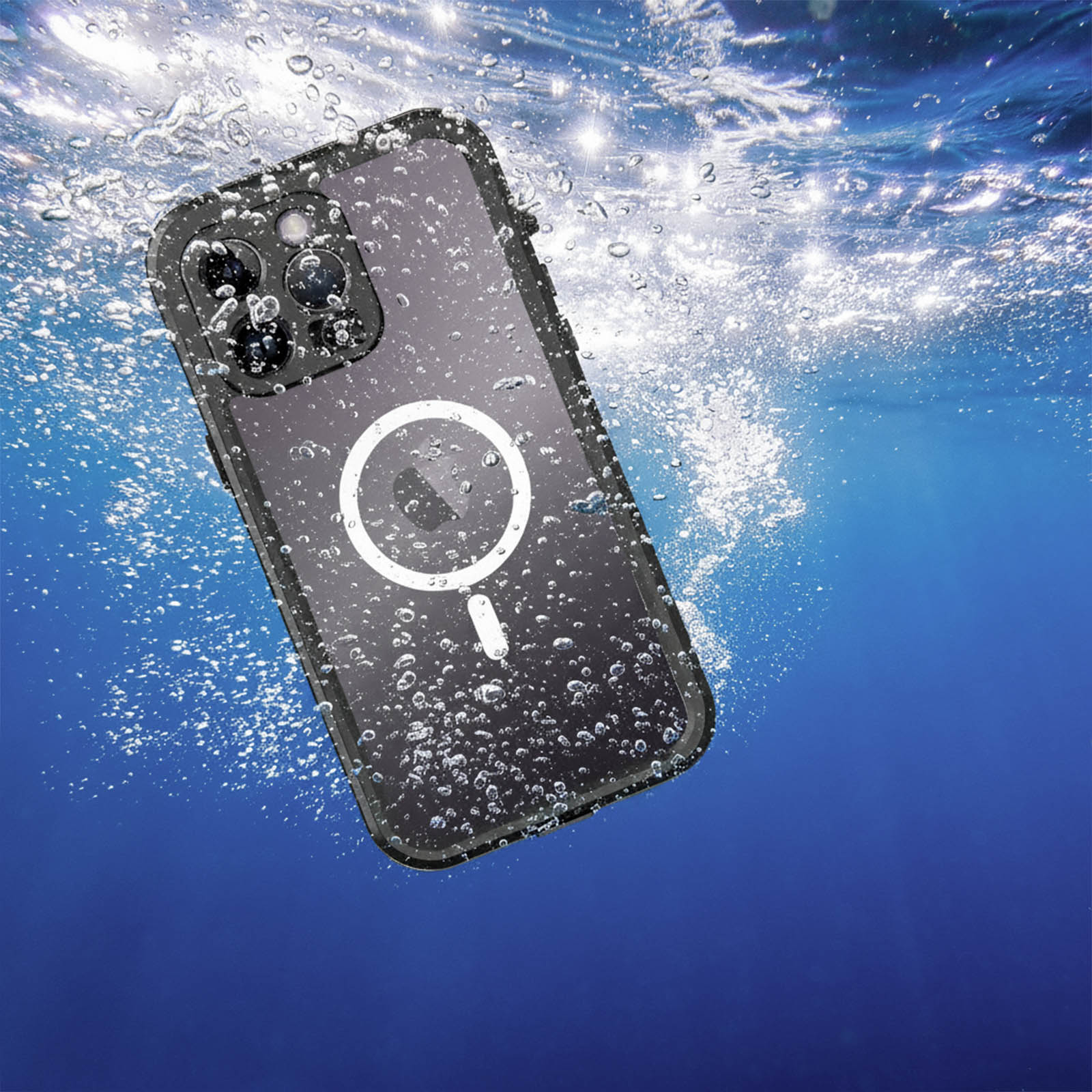 Cozycase Cover Impermeabile Antiurto Per iPhone 14 Pro - Militare 360° Indistruttibile [IP68 Waterproof] Custodia Subacquea Anticaduta Antishock Antigraffio Antipolvere Antiscivolo Integrale - Rosa