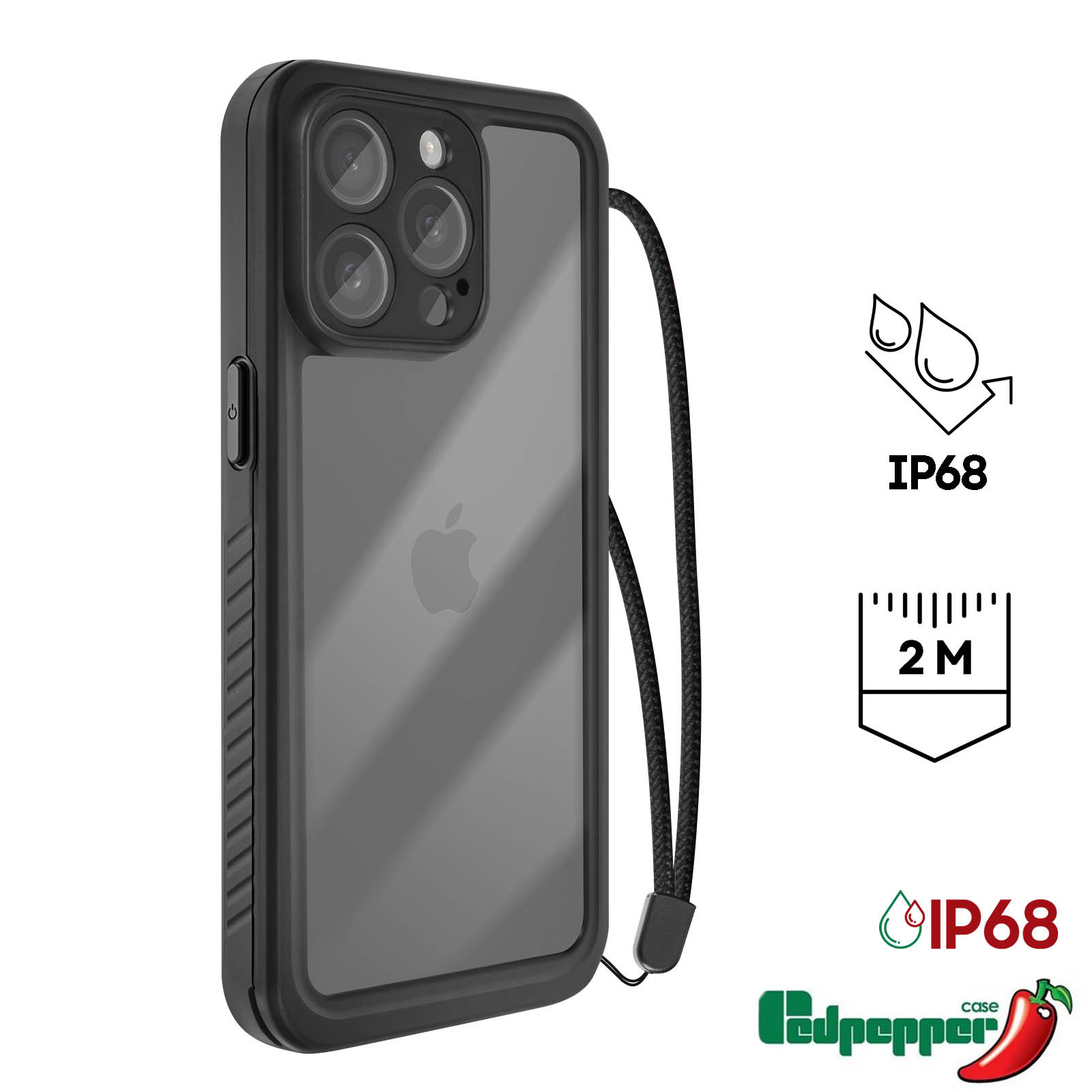 Custodia Iphone 15 Pro Con Tracolla