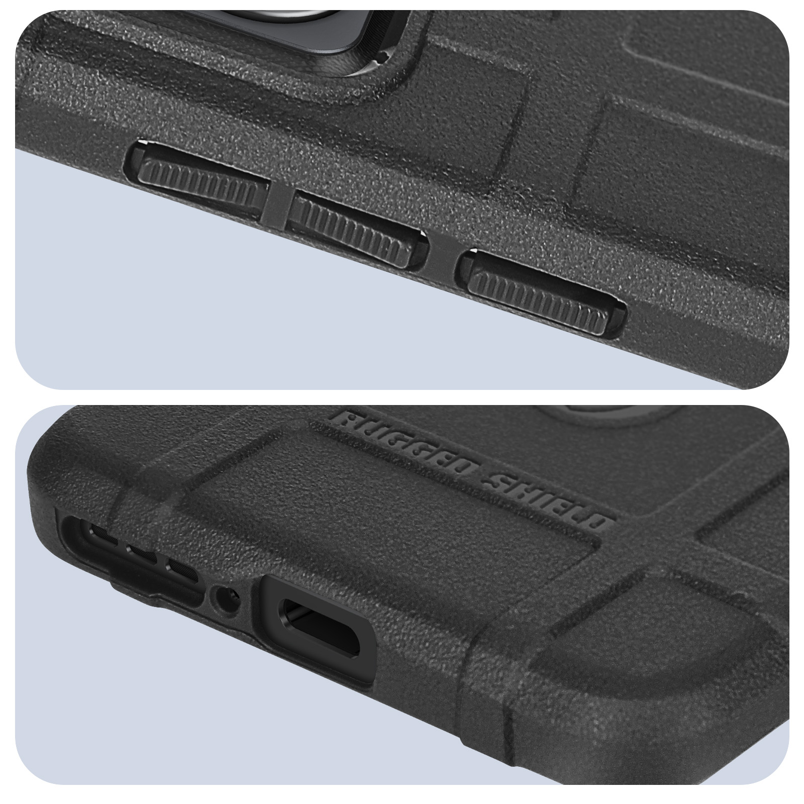 Cover Carbon Per Motorola Edge 40 Neo - Custodia Nera Opaca TPU Morbida Antiurto - Foto 3