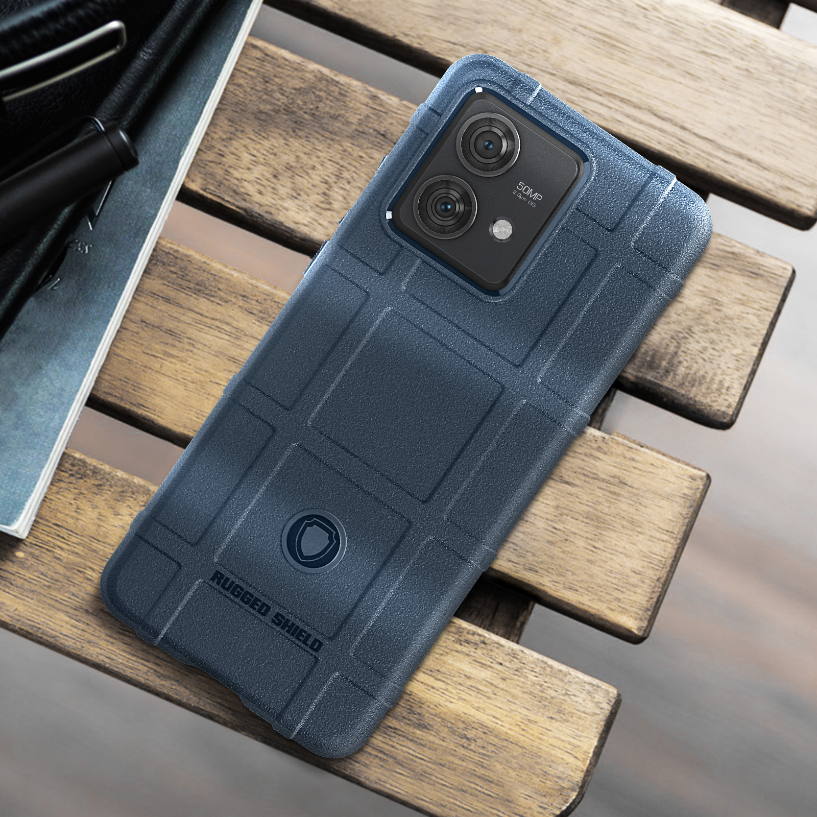 Funda para Motorola Moto Edge 40 Neo Carcasa Uso Rudo con Cristal