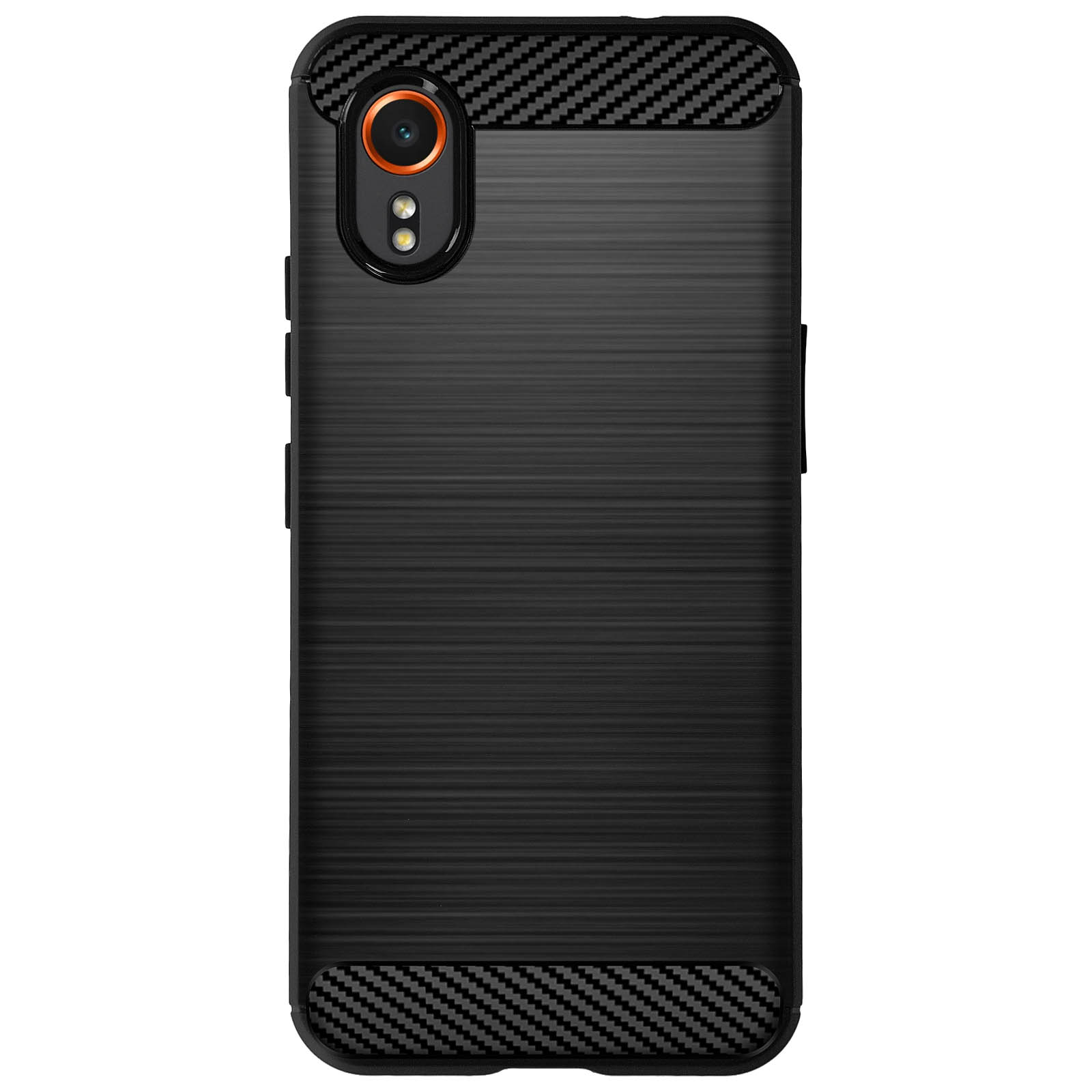 Samsung Galaxy Xcover 7 flexible Schutzhlle mit Carbon Design  Schwarz -  German