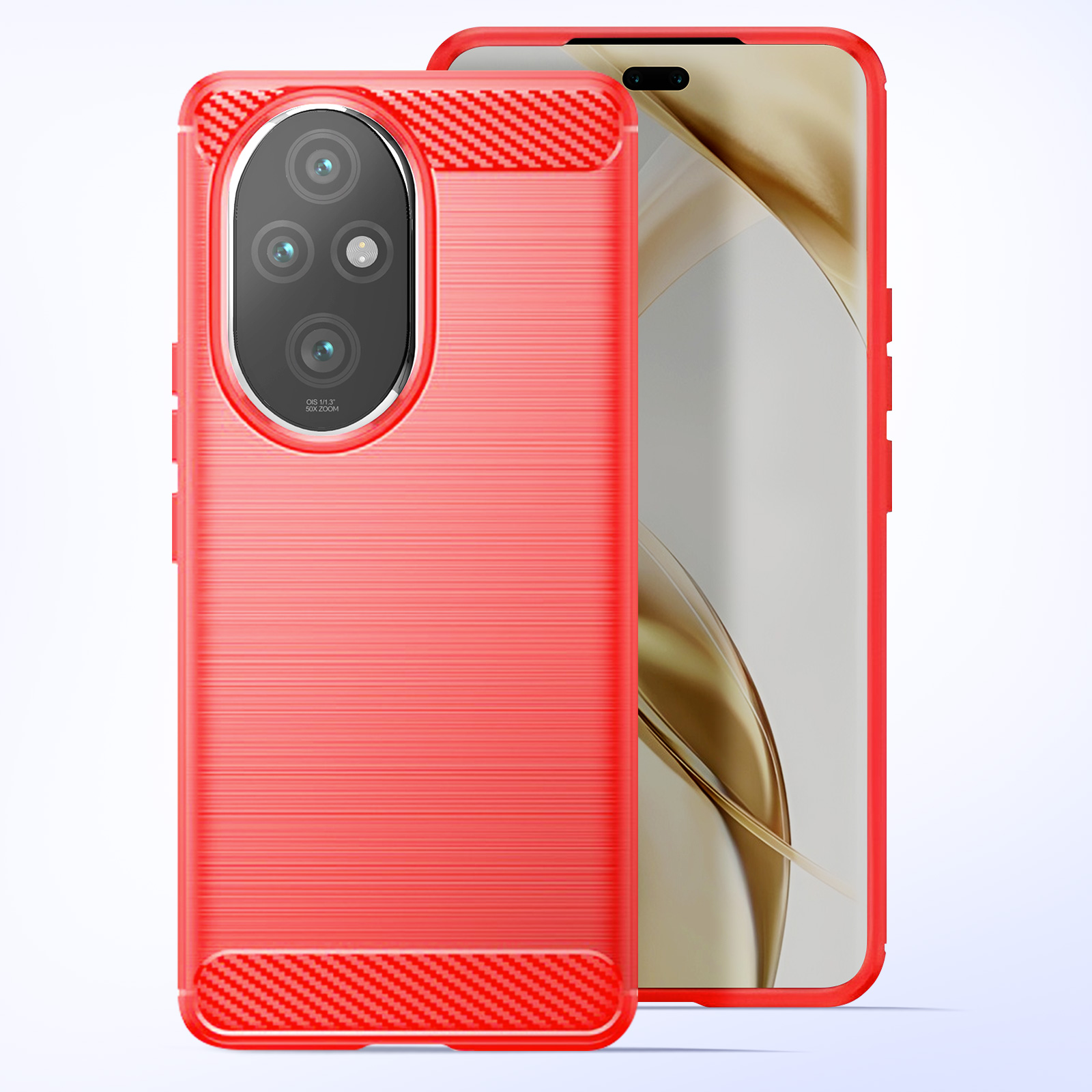 Coque JNERBUYI Pour Honor 200 Pro 5G – Protection Antichoc Rose Avec Paillettes Et Cadre Galvanisé