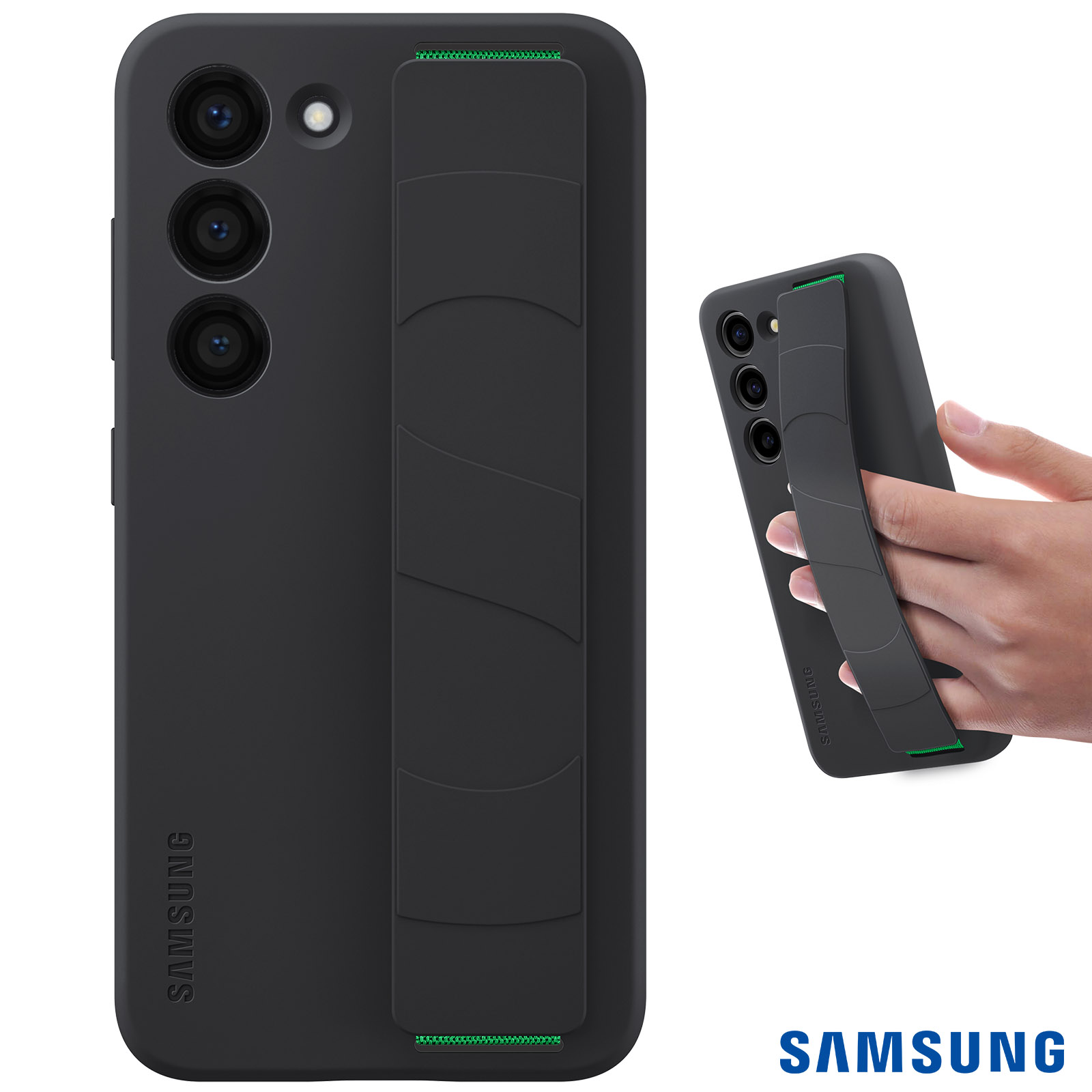 Max Power Digital Cover per Samsung Galaxy S23 Plus Silicone Trasparente Housing Antiurto Doppio Lato 360 Gradi Doppio Strato Anteriore e Posteriore Custodia Protettiva Case