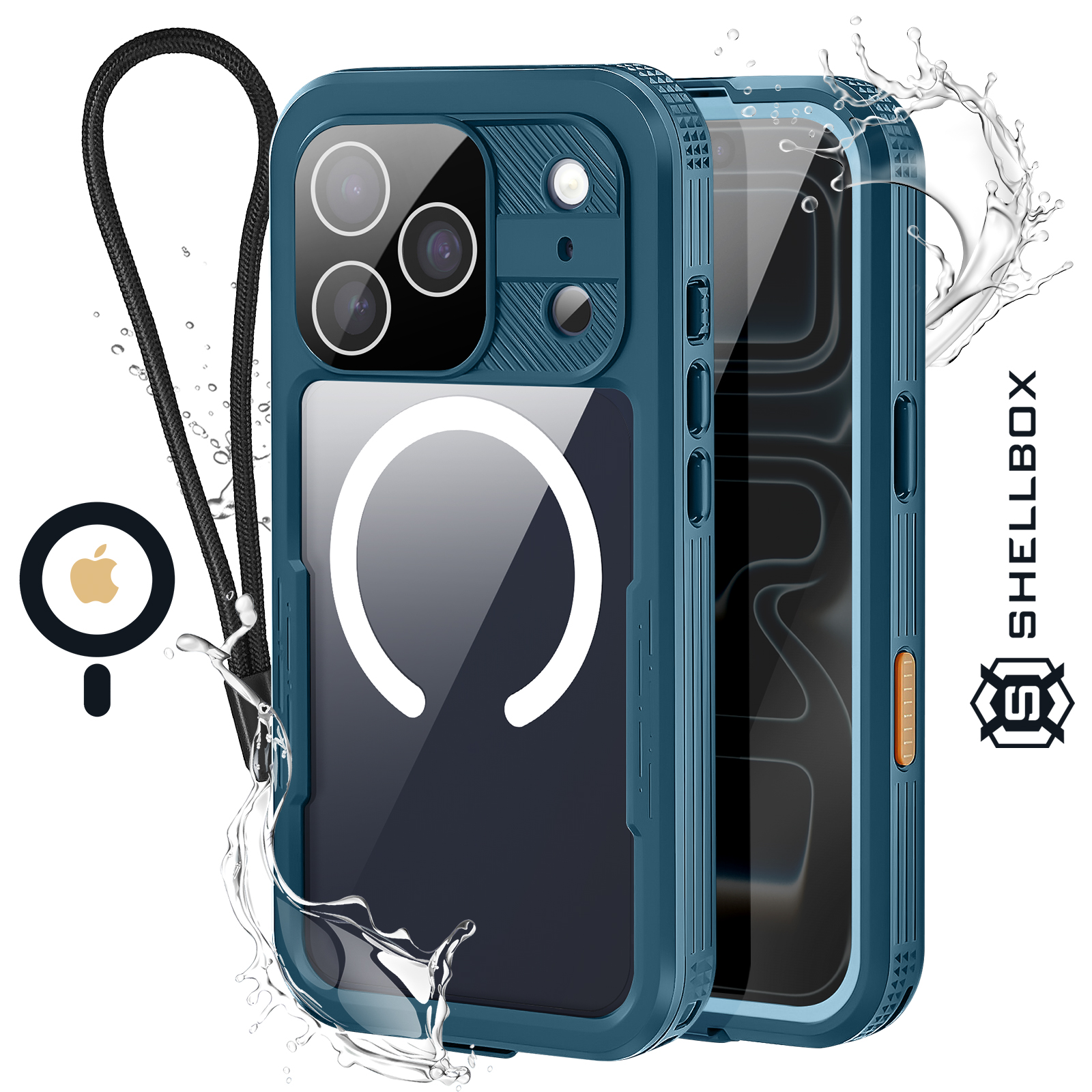 Custodia Impermeabile IP68 Per IPhone 17 Pro Max Con MagSafe E Protezione Militare