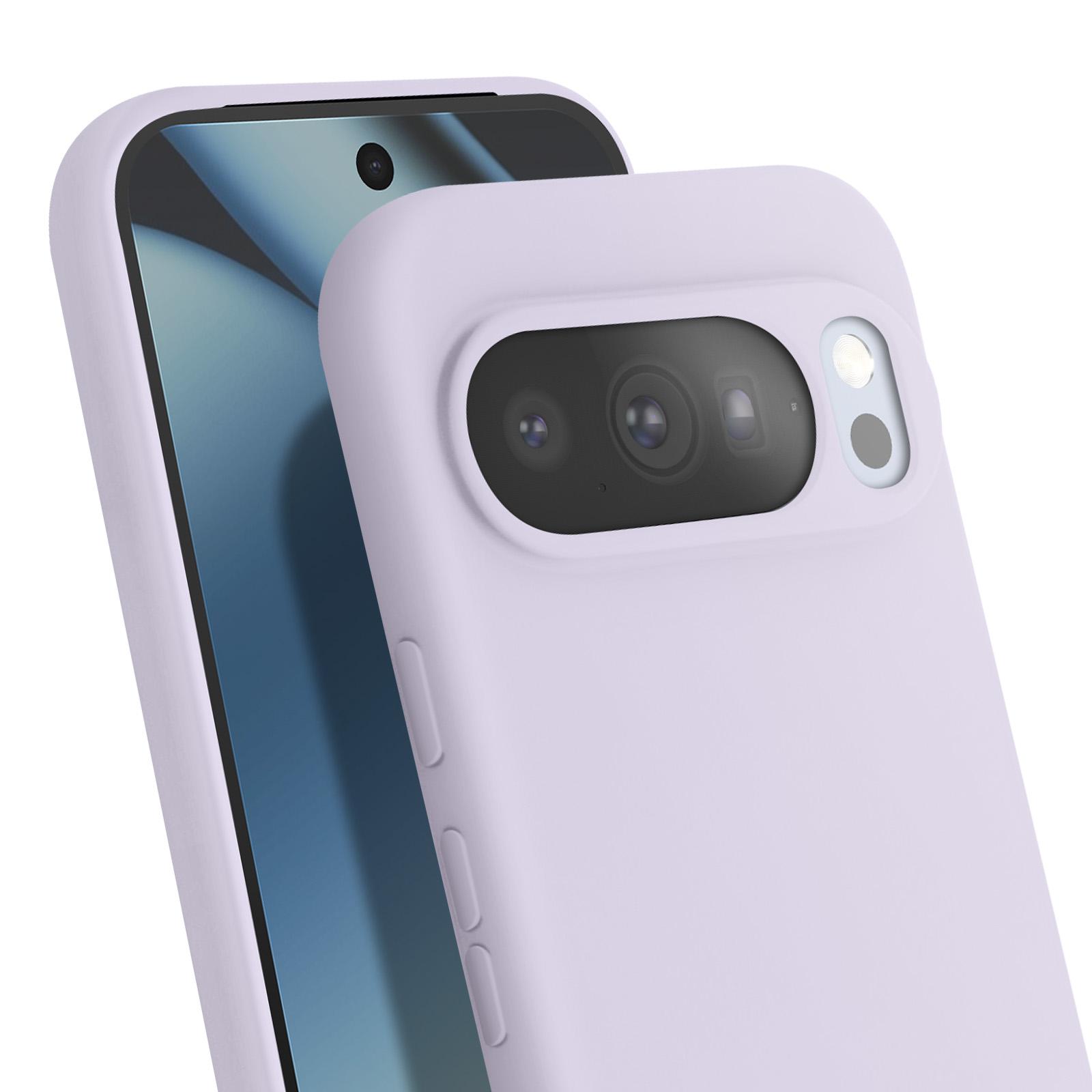 SUANPOT Custodia Portafoglio Con Blocco RFID Per Google Pixel 10 / Pixel 10 Pro (6.3") - Pelle Sintetica Viola Lilla, Supporto Magnetico E Slot Per Carte - 4