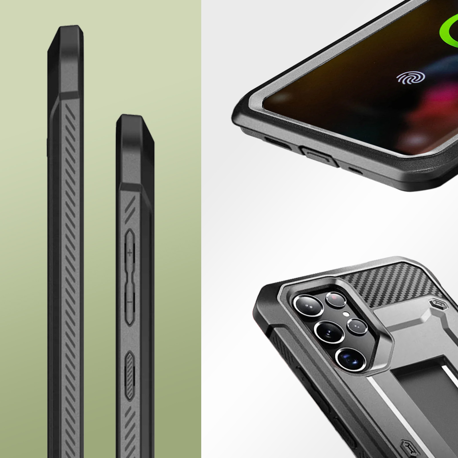Custodia da cintura in pelle di alta qualità con clip per Samsung Galaxy S25 S24 S23