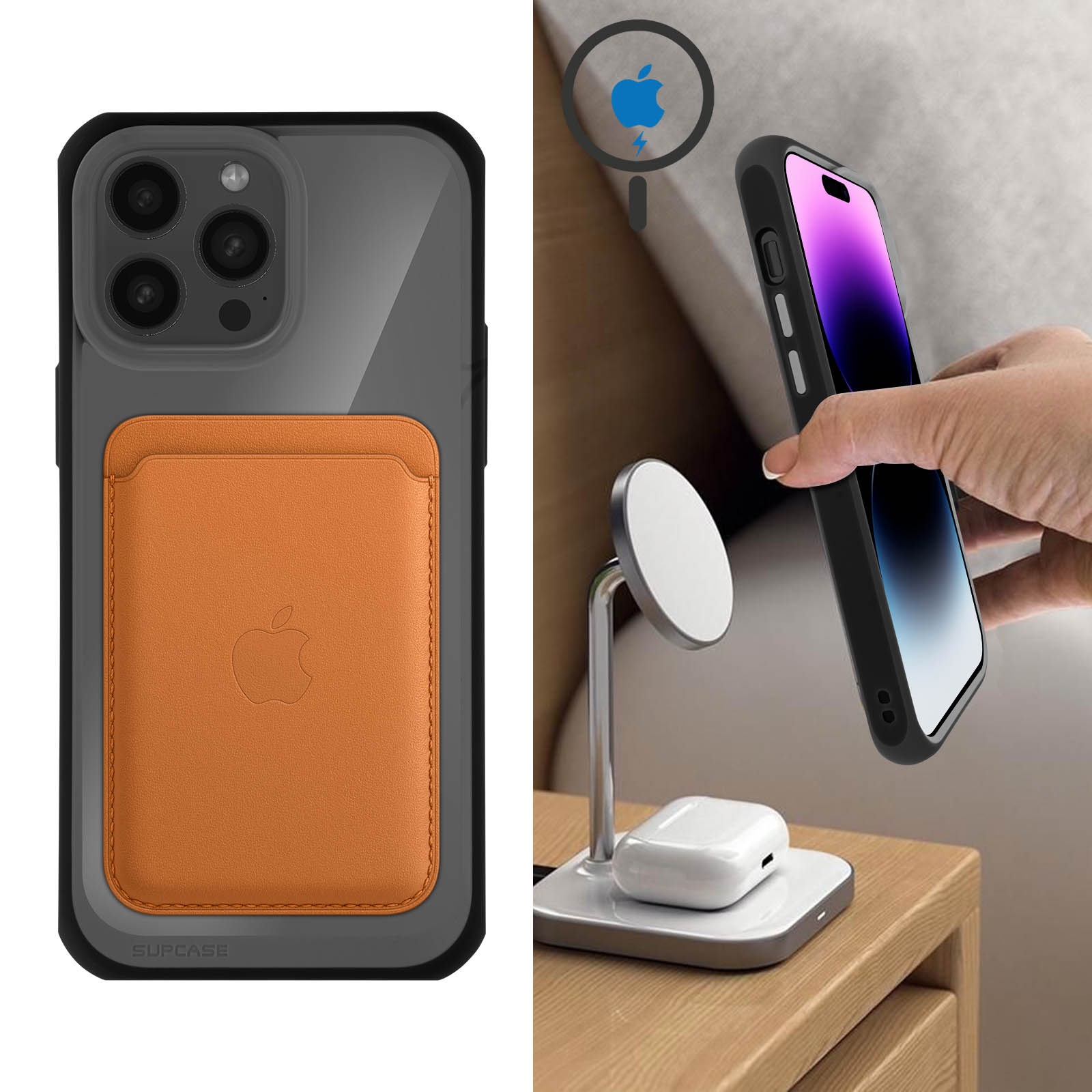 Coque Avec Cordon Pour IPhone 14/13/12 Pro Max - Protection Antichoc Slim - Transparente - Mat - Sans Marque - Neuf