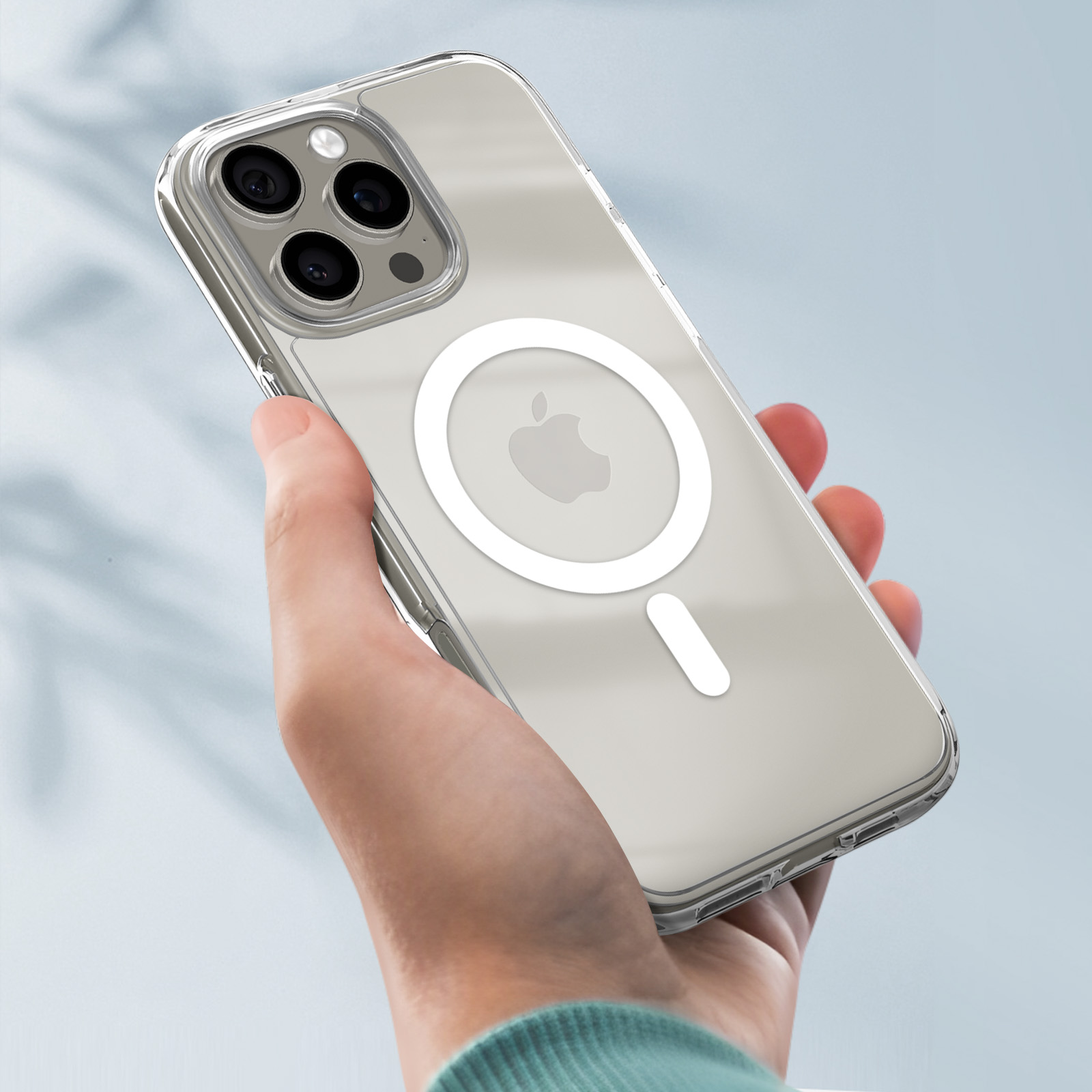 Kristallklare Hülle Für IPhone 16 Pro Max – Transparent, Stoßfest & Magentakompatibel Mit Anti-Gelb-Effekt