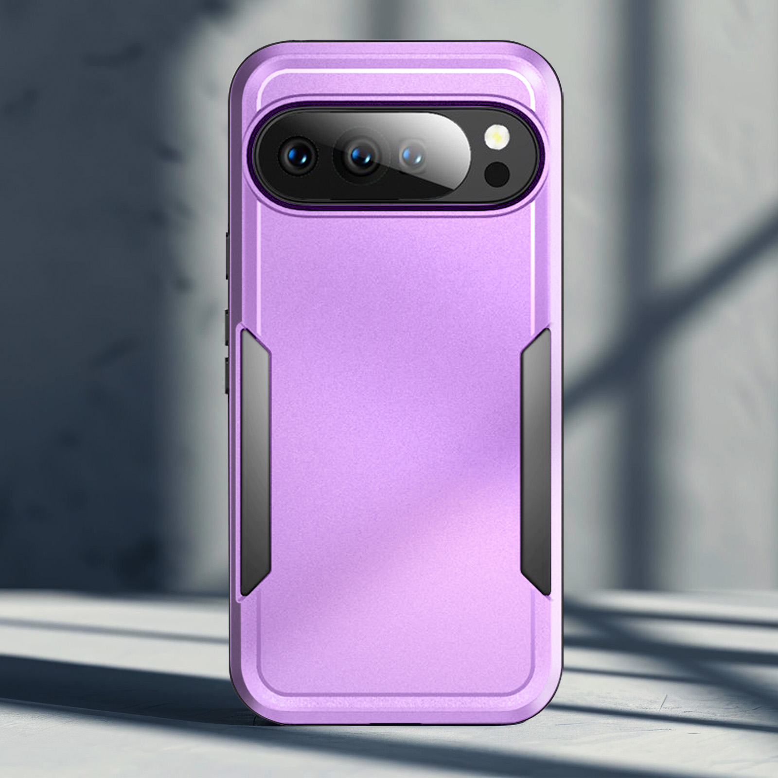 FNDMIL Cover Per Google Pixel 10/10 Pro Con Mag-Safe E Supporto Integrato – Custodia Antishock Militare Viola Scuro - 2