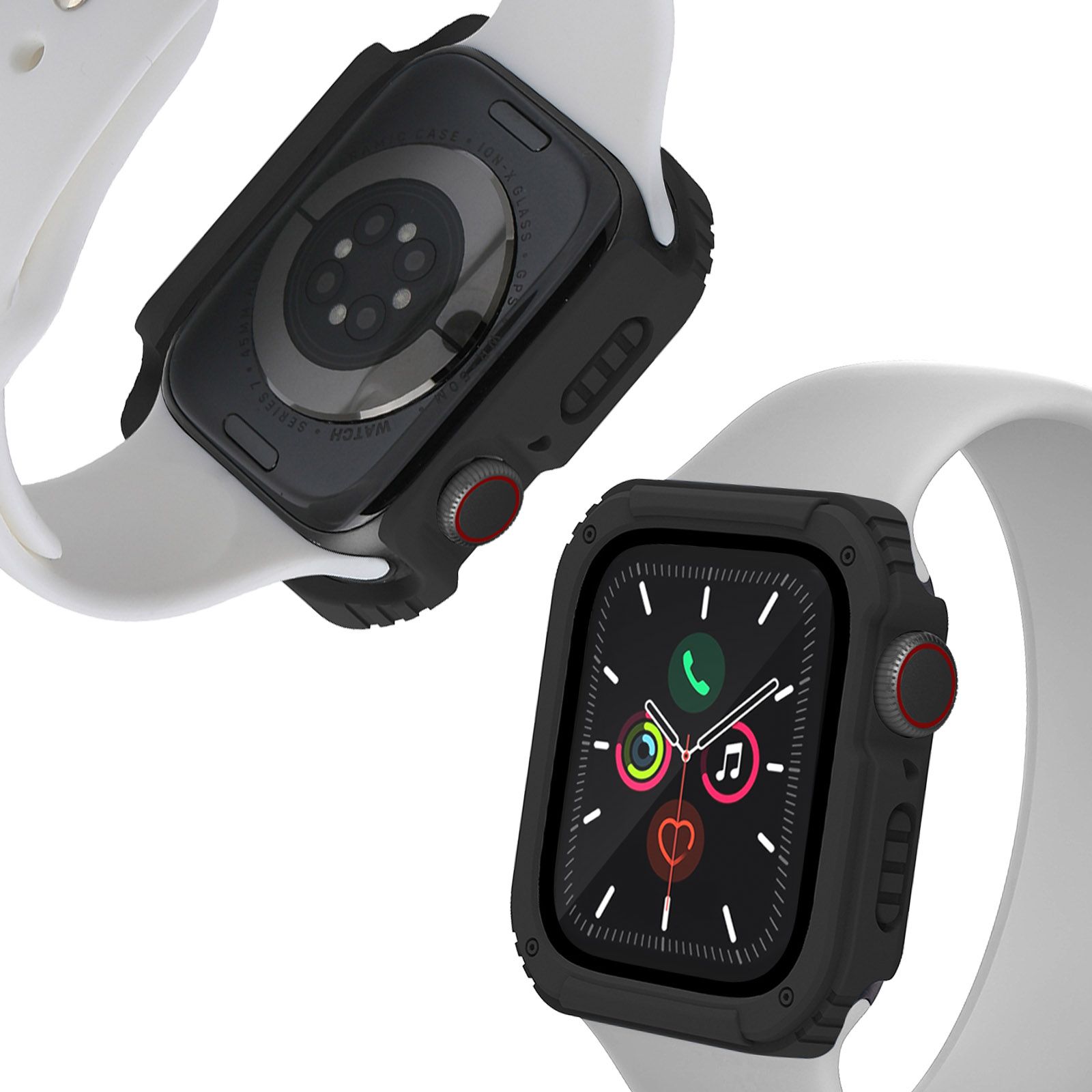 Cover In Vetro Temperato + PC Per Smartwatch – Protezione Antiurto Trasparente Con Sensibilità Al Tatto