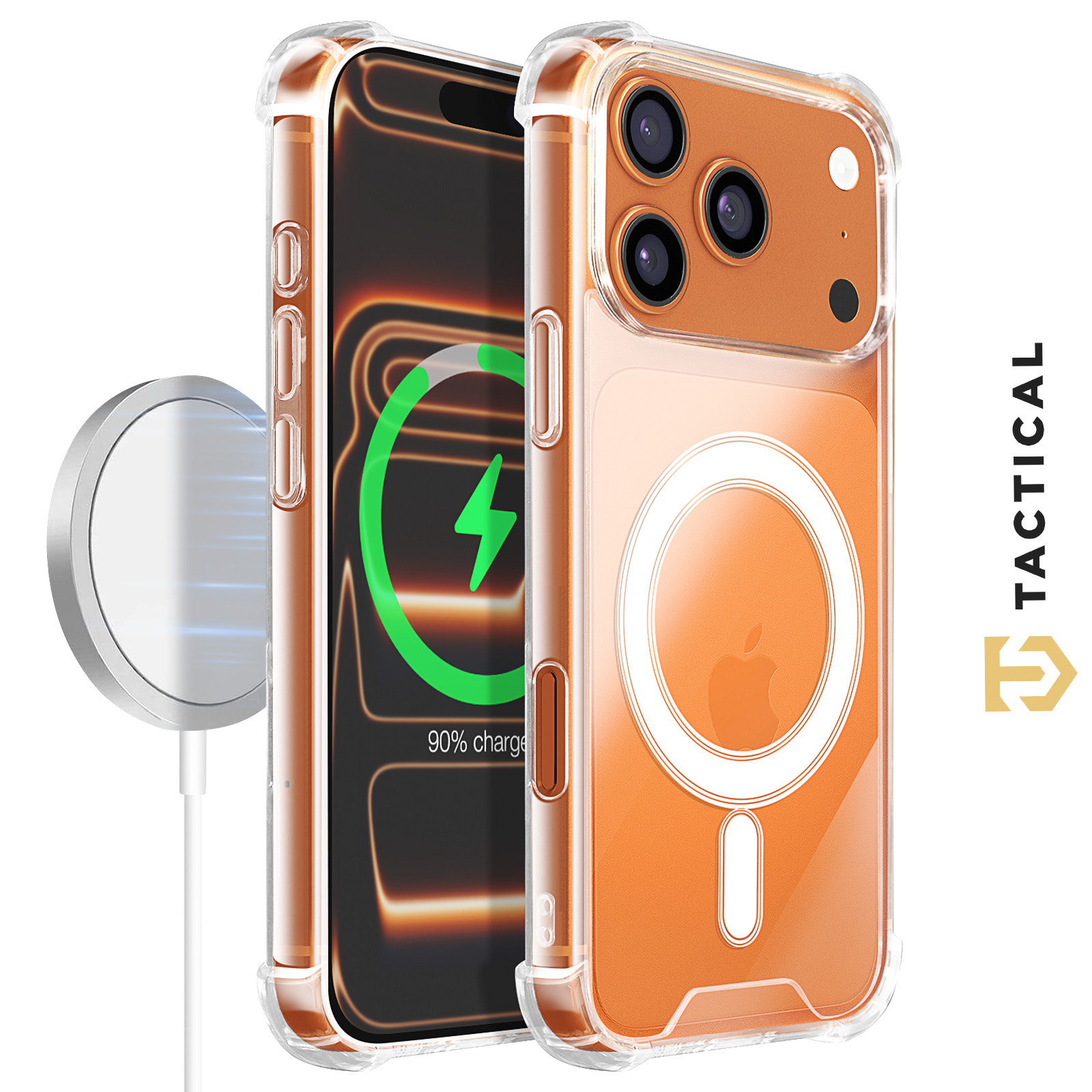 Coque IPhone 17 Pro Max / Air Transparente Antichoc En Silicone - Inclut 2 Protections écran Verre Trempé 9H