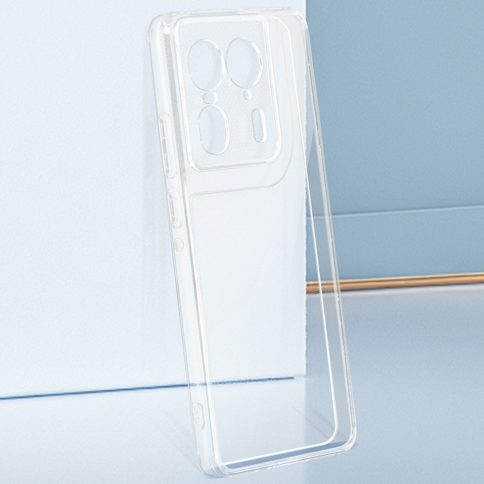 GEJEFA Cover per Motorola Edge 50 PRO, Flessibile Ultra Sottile Antiurto&Antigraffi TPU Custodia con Angoli Rinforzati per Motorola Edge 50 PRO, Trasparente