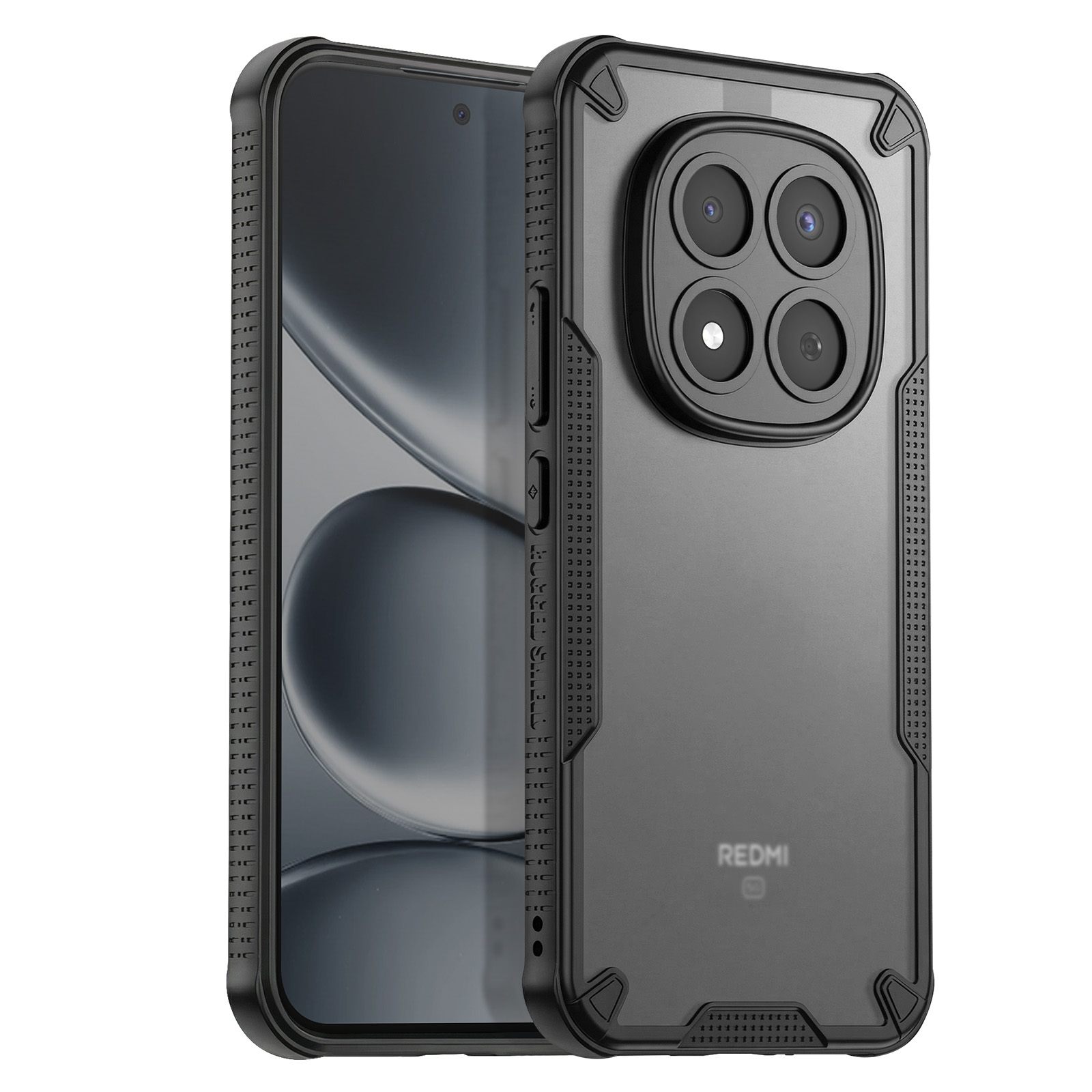 Topme Custodia Compatibile con Redmi 9 (6.53) – Protezione Sicura e Elegante - Arancia