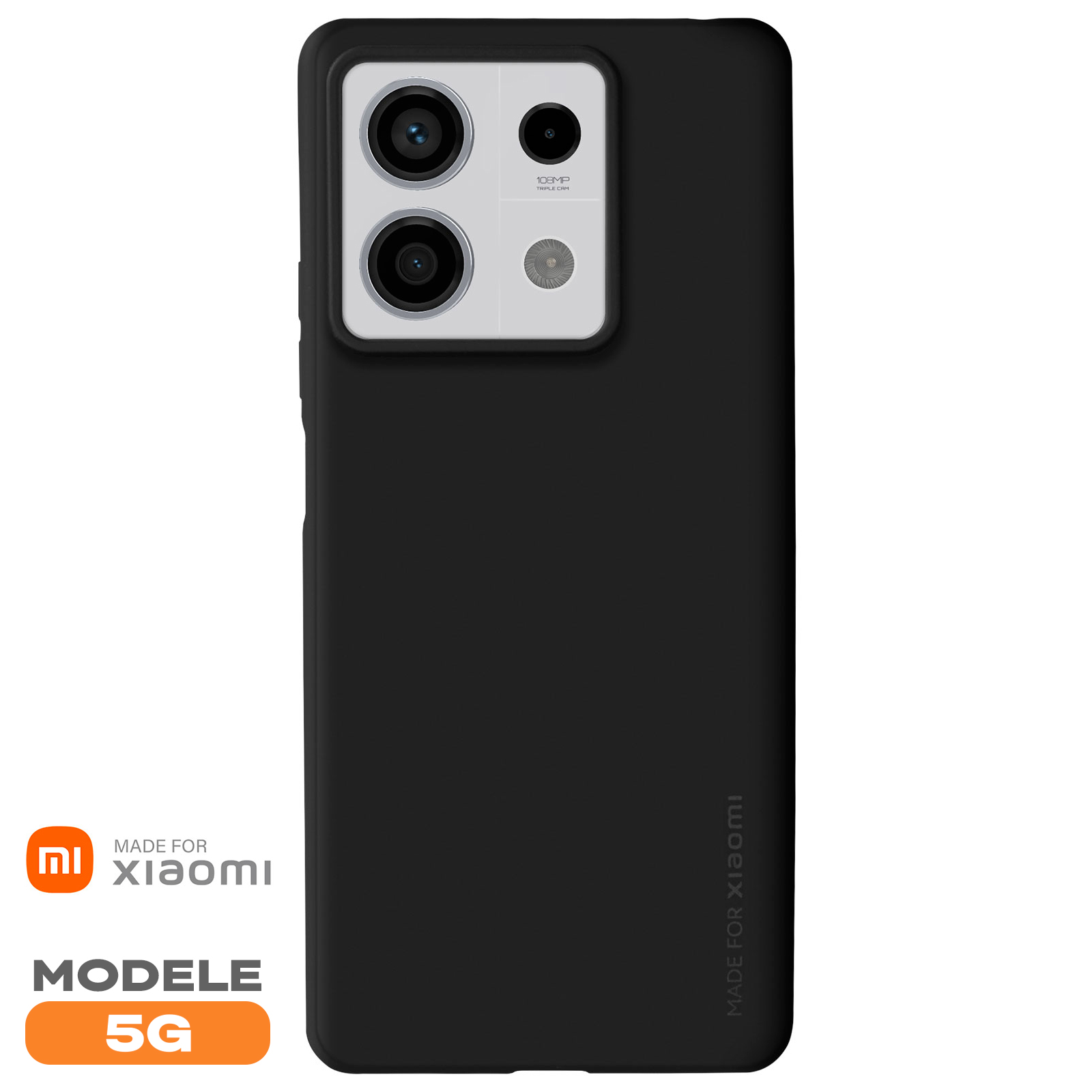Coque Souple TPU Pour Xiaomi Redmi Note 13 5G – Marque Kwmobile – Référence KWM000020LK005C – Neuf