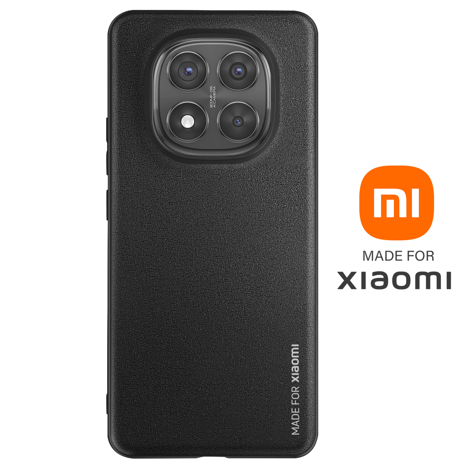Schutzhlle Made For Xiaomi Schwarz f. Xiaomi Redmi Note 14 Pro 5G / 4G und  Xiaomi Redmi Note 14 Pro Plus - German