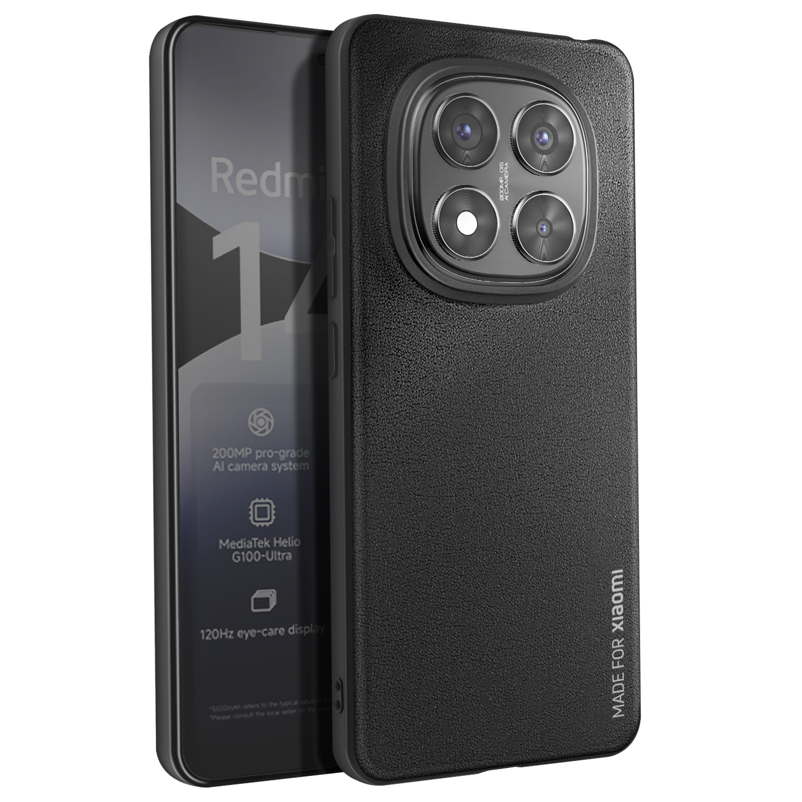 Galaxy S21+ 5G Case, Hybrid TPU Bumper, antiscivolo, custodia in pelle con texture Litchi e protezione
