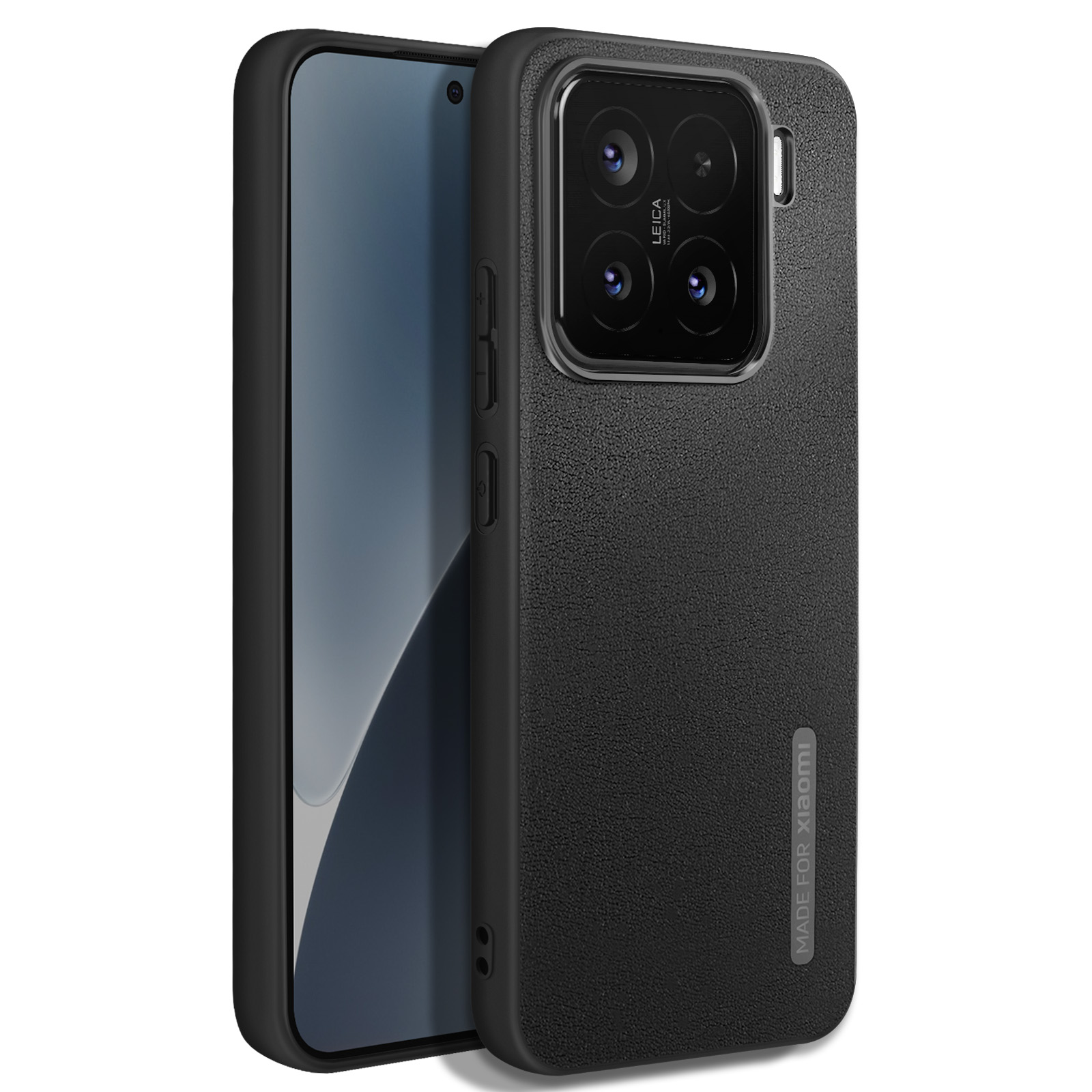 Cover Made For Xiaomi 15 – Protezione Semi-rigida Antiurto Nero - Italiano