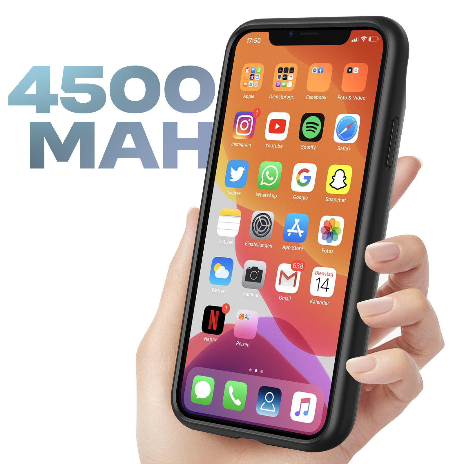 Custodia IPhone XR Chvelop - Protezione 360° Con Schermo