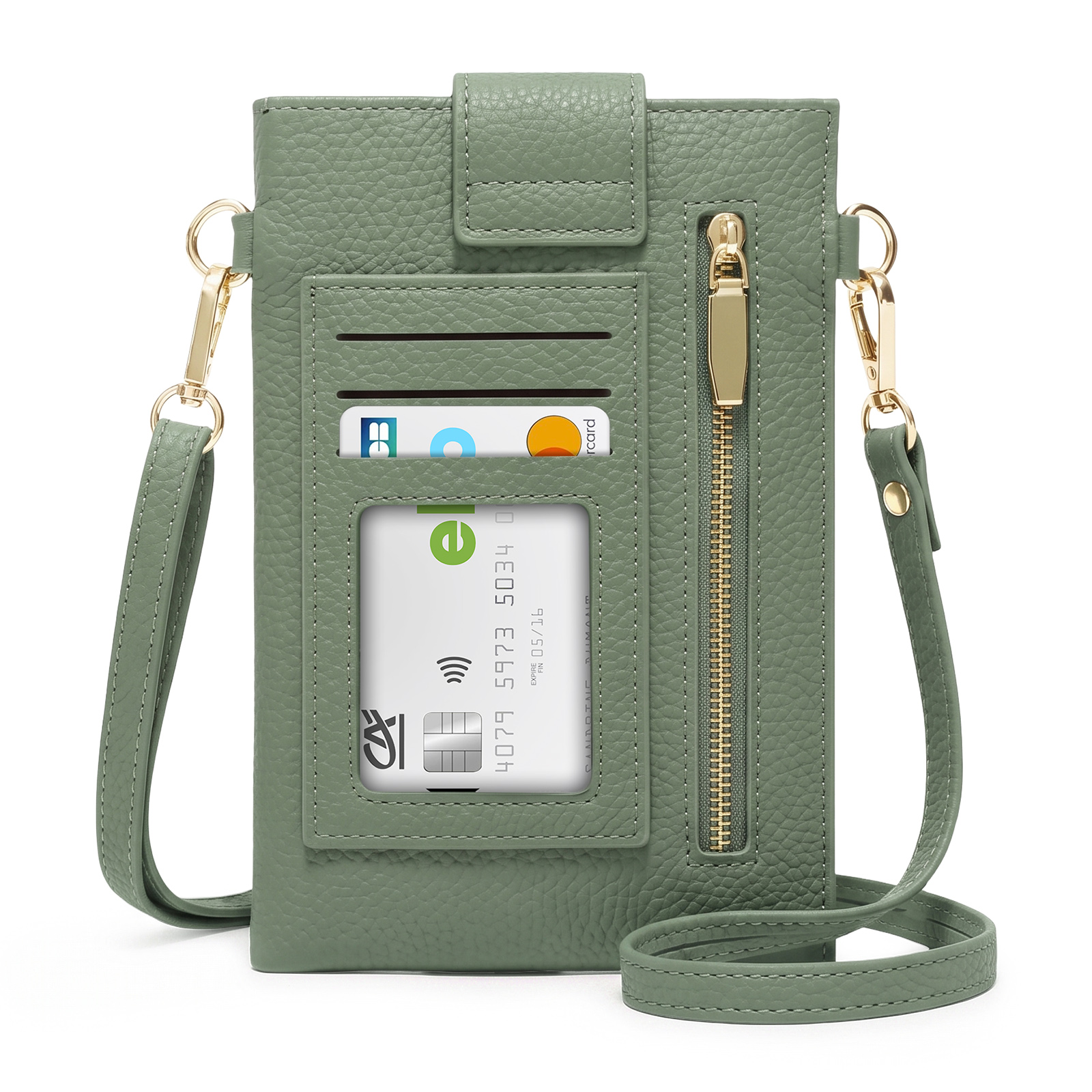 Zan Grüne Afterwork Crossbody-Tasche für Xiaomi Poco X7 - German