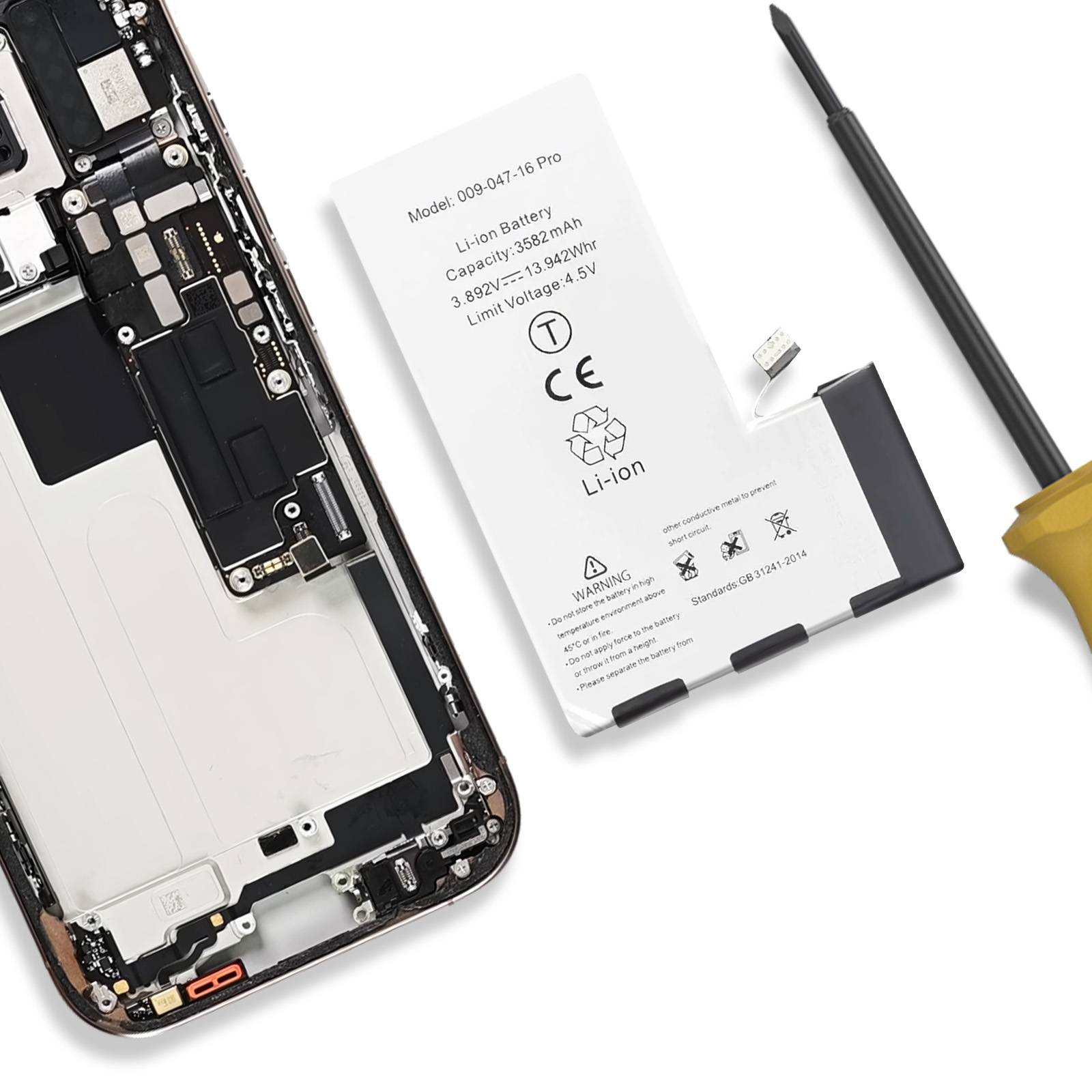 Batería iPhone 16 Pro 3582mAh – chip TI integrado - Spain