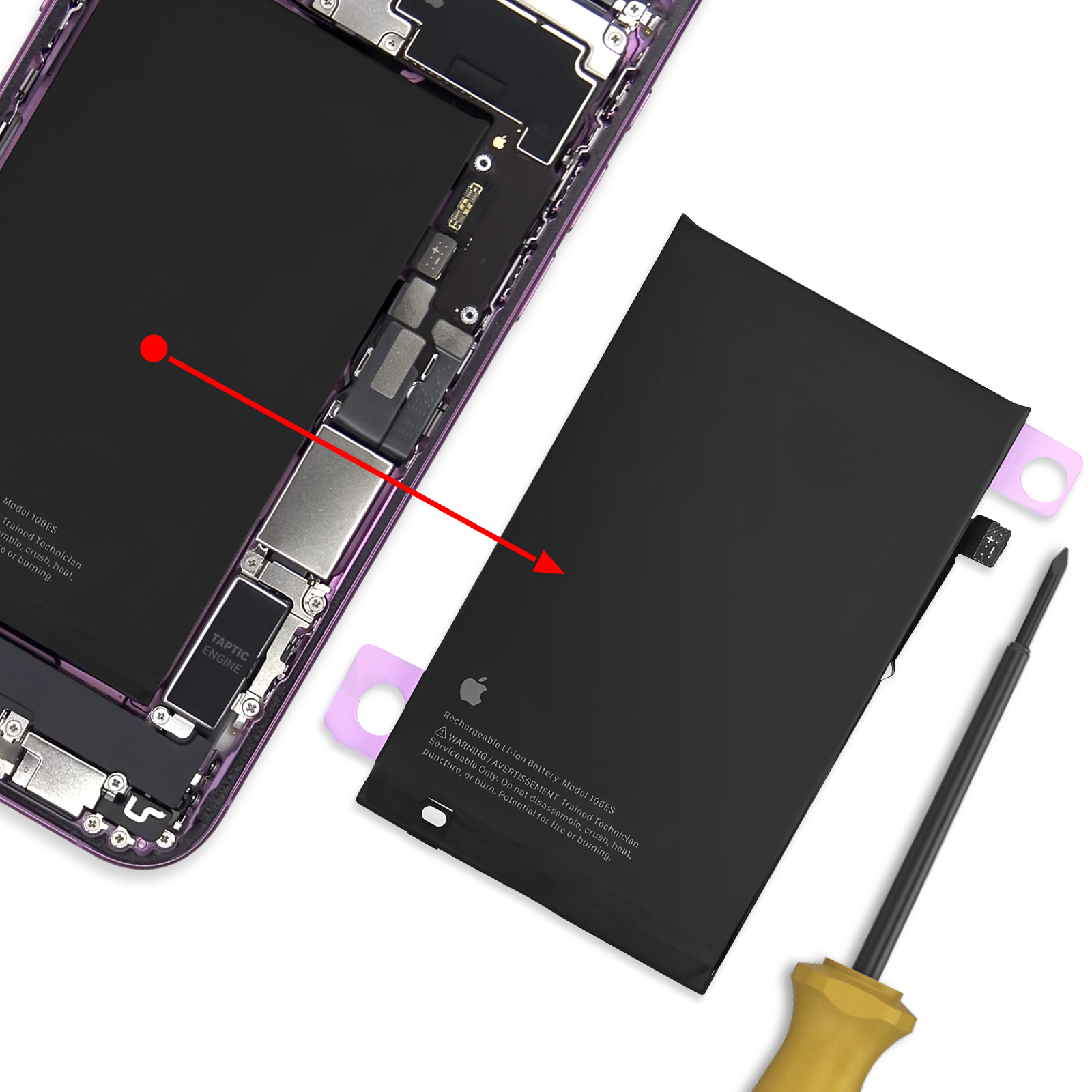 Batería Original Apple iPhone 16 Plus 4674mAh - Referencia 661
