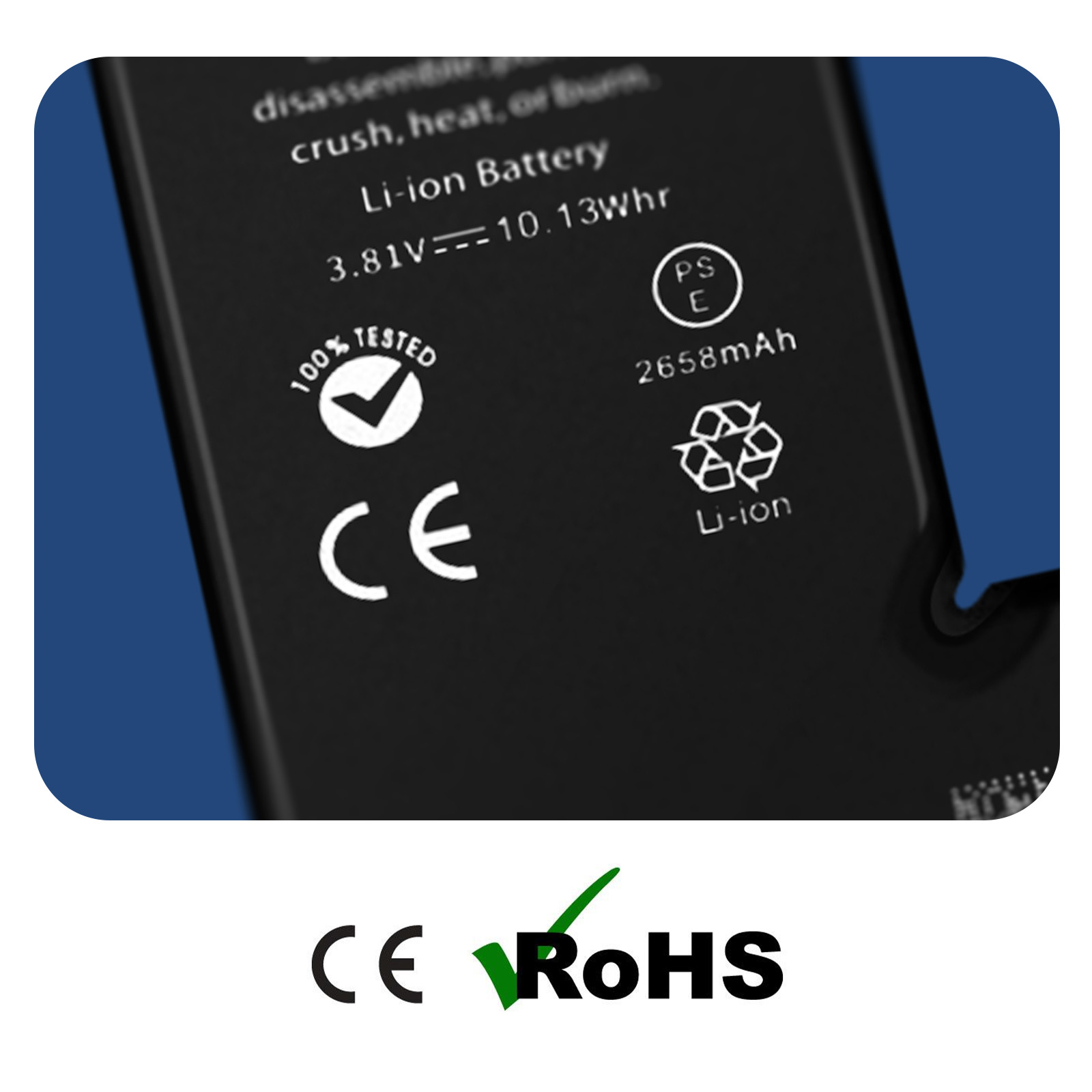 Batterie Interne De Remplacement NEUVE Pour IPhone XS - Sans Outils Inclus - Modèles A1920/A2097/A2098
