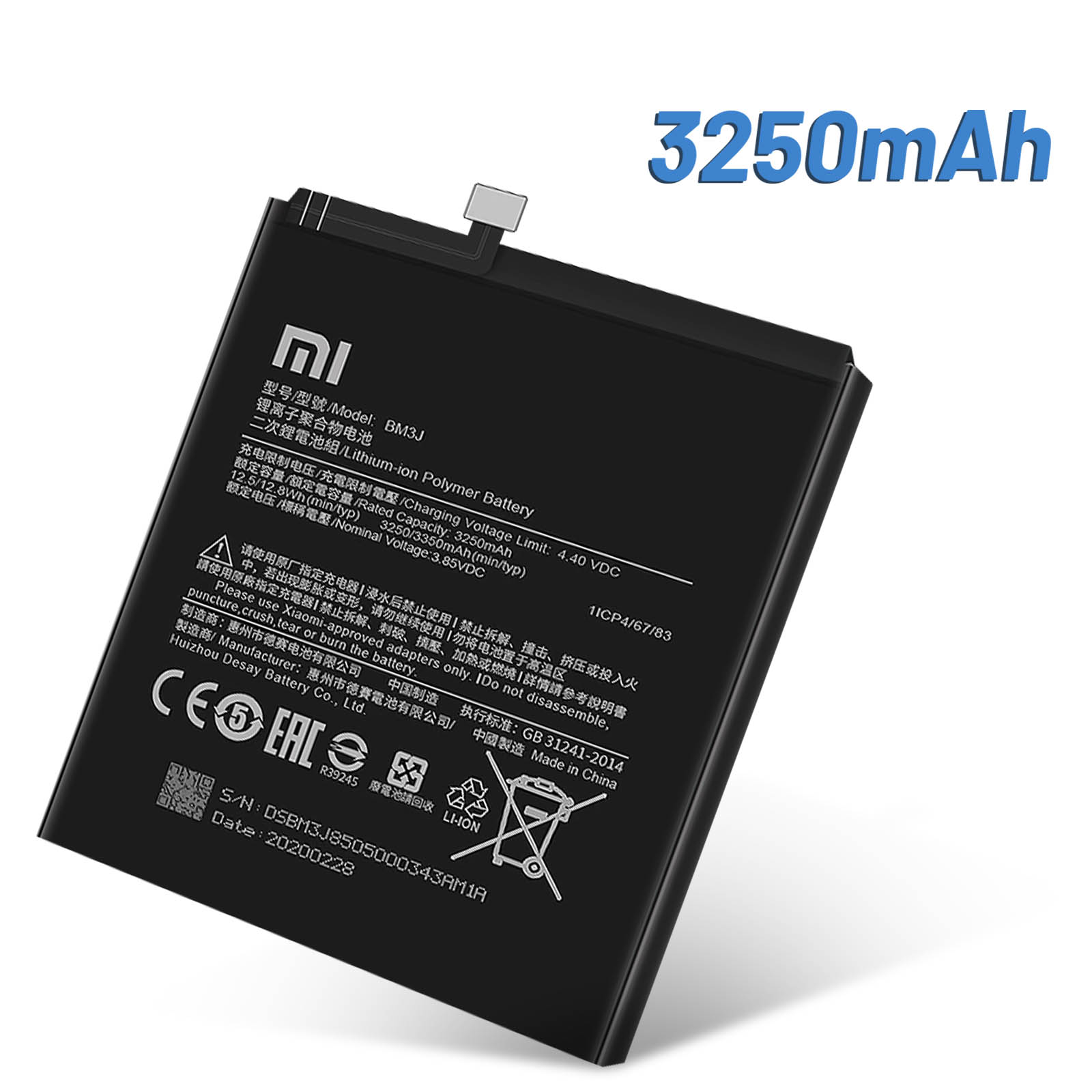 Lente de Cámara Trasera para Xiaomi Mi 10T Lite 5G, M2007J17G