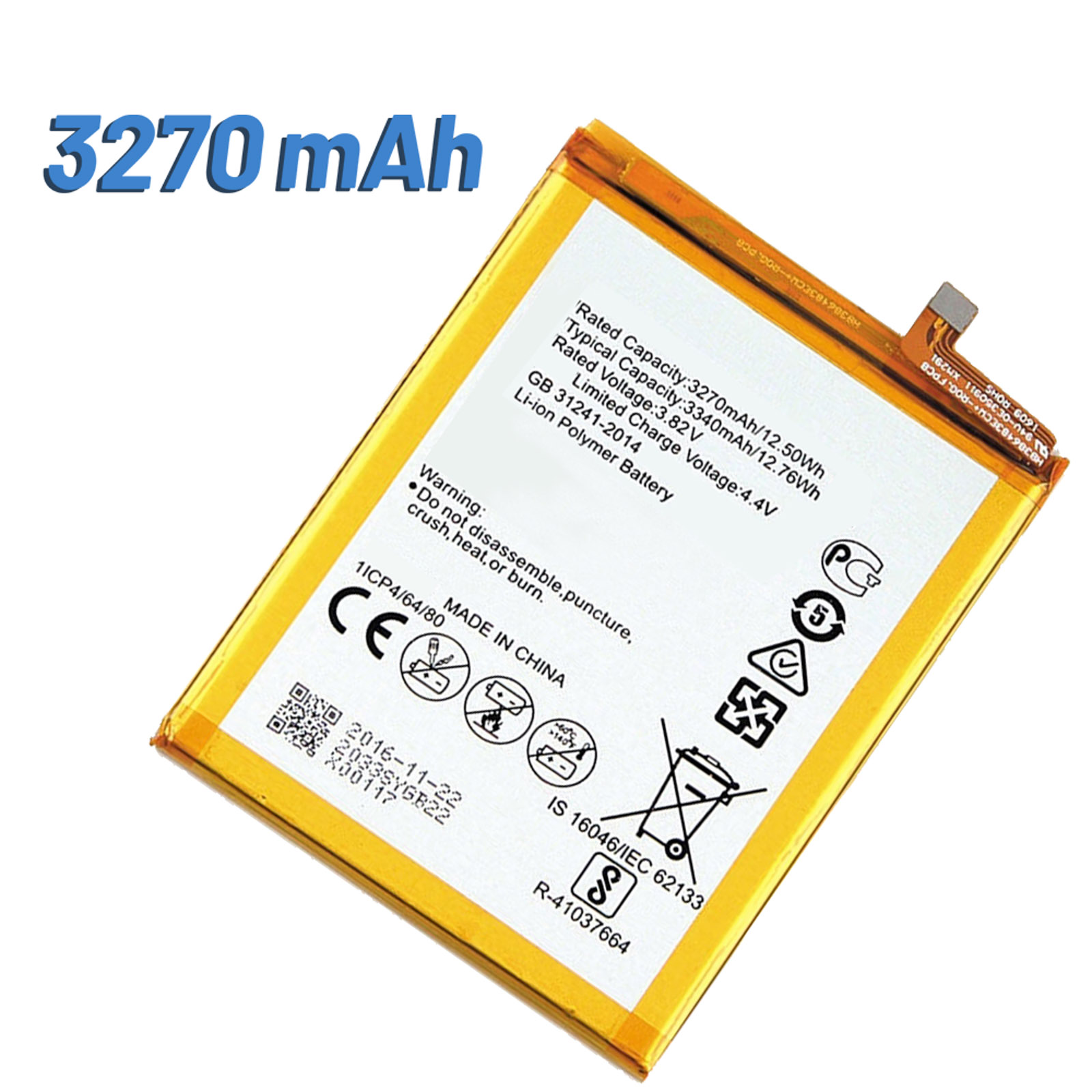 Batteria HB3742A0EZC Huawei P8 Lite ALE-L21 P8 LITE SMART TAG-L01 - Foto 2