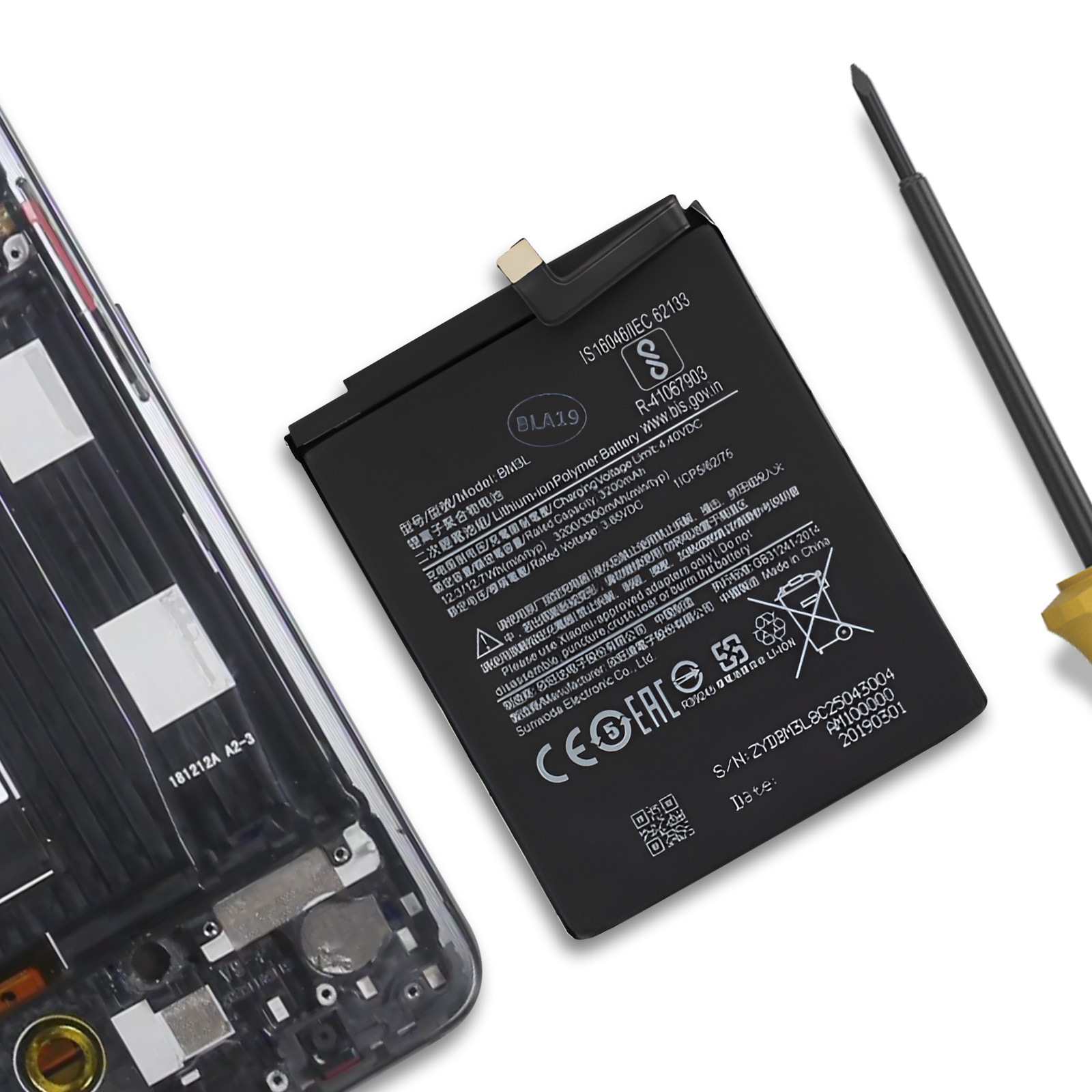 Batterie Neuve Pour Xiaomi Mi 9 Lite – Marque GLOBALSTOCK – Compatible Universelle