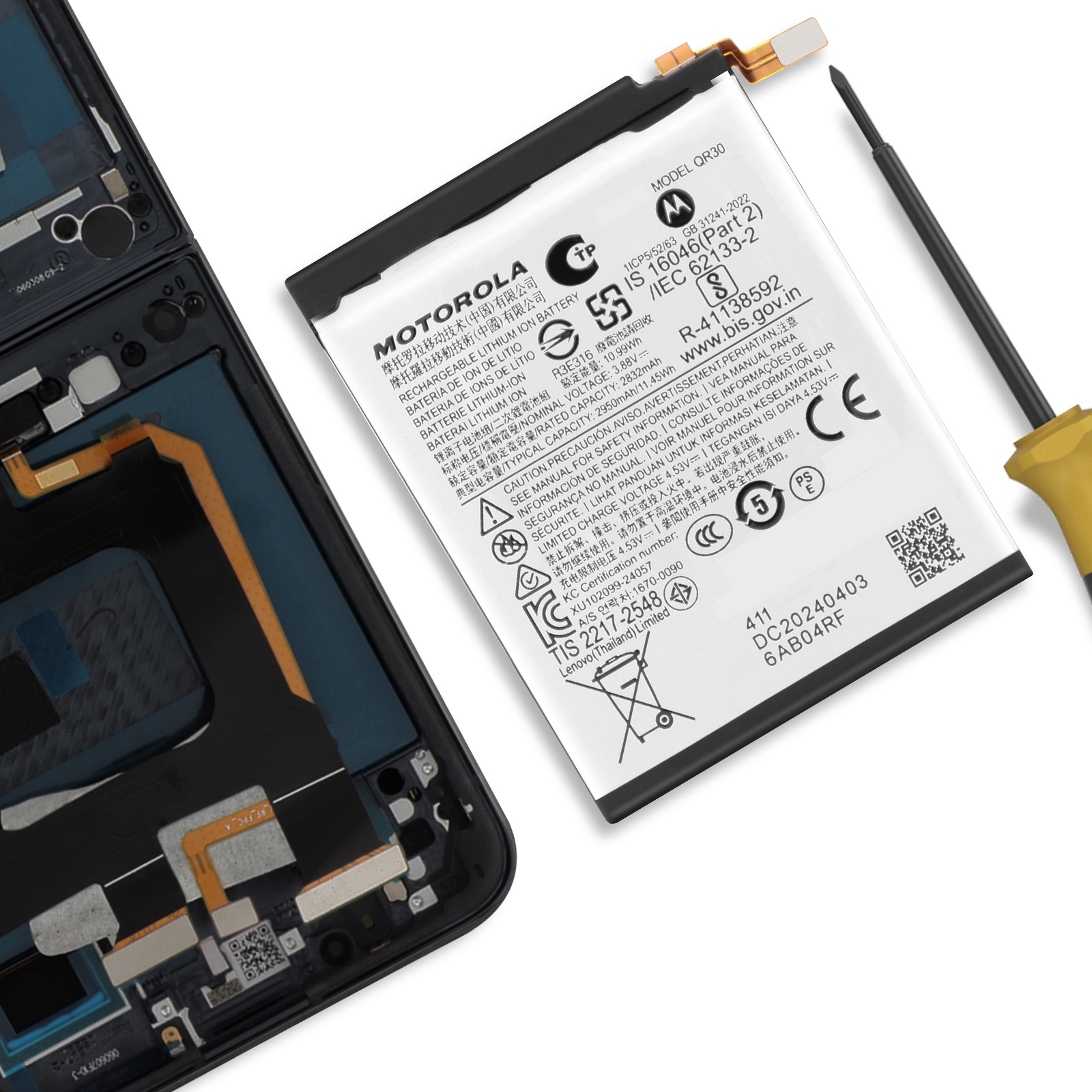 MOTOROLA - Smartphone RAZR 50-Koala Grey