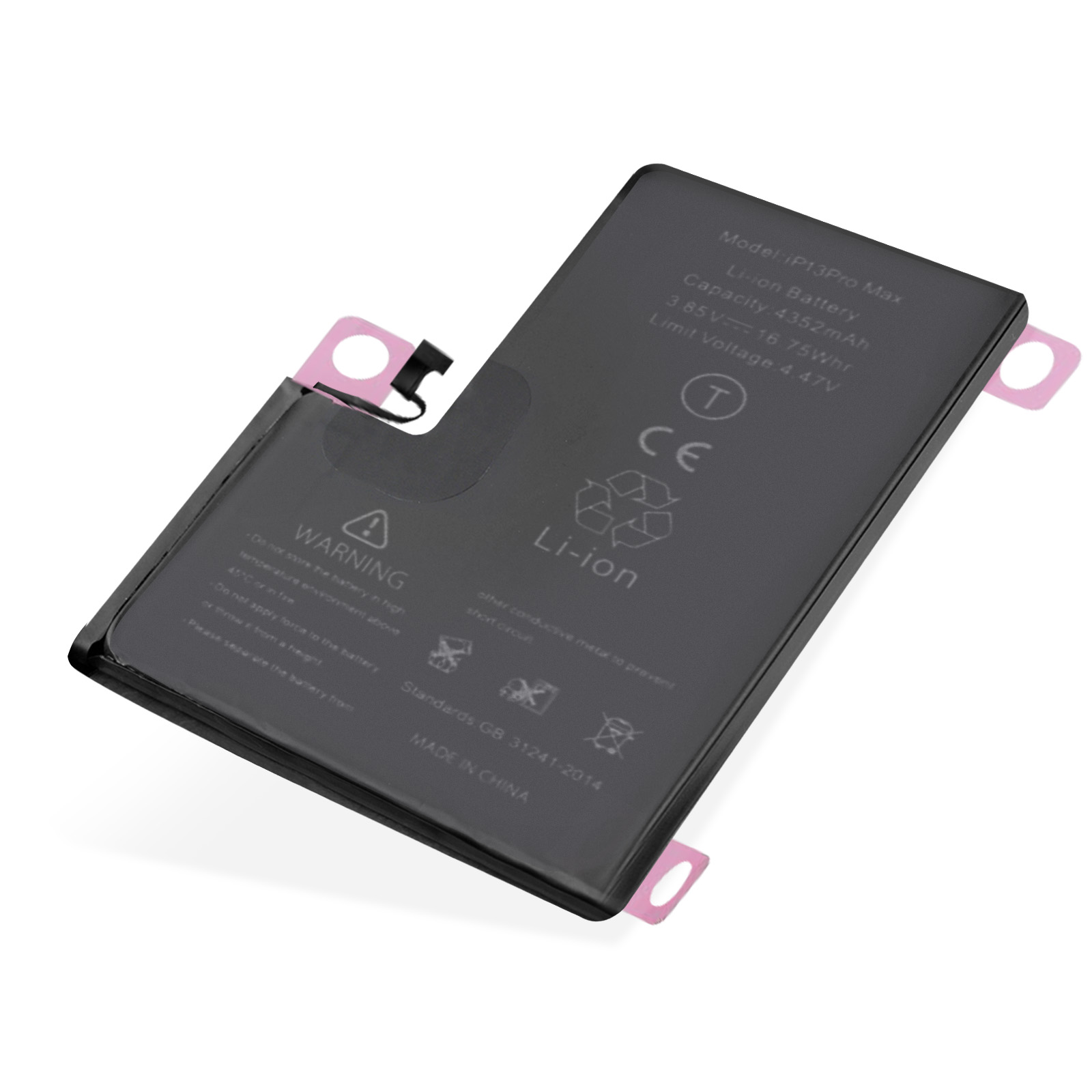 Batteria Di Ricambio Per IPhone 13 Pro Max – 4352mAh Con Adesivo Pre-incollato
