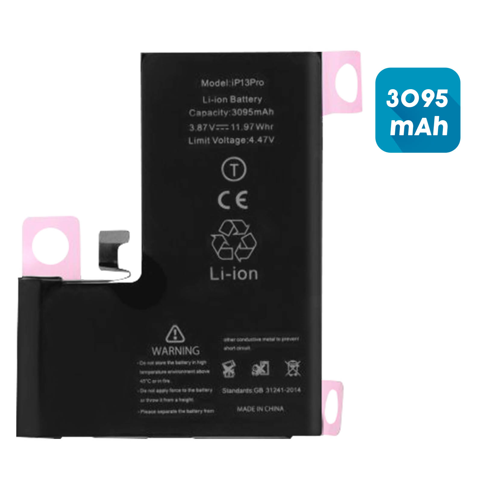 Batterie De Remplacement Interne Pour IPhone 13 Pro - Kit Neuf Avec Outils - Marque OuiSmart