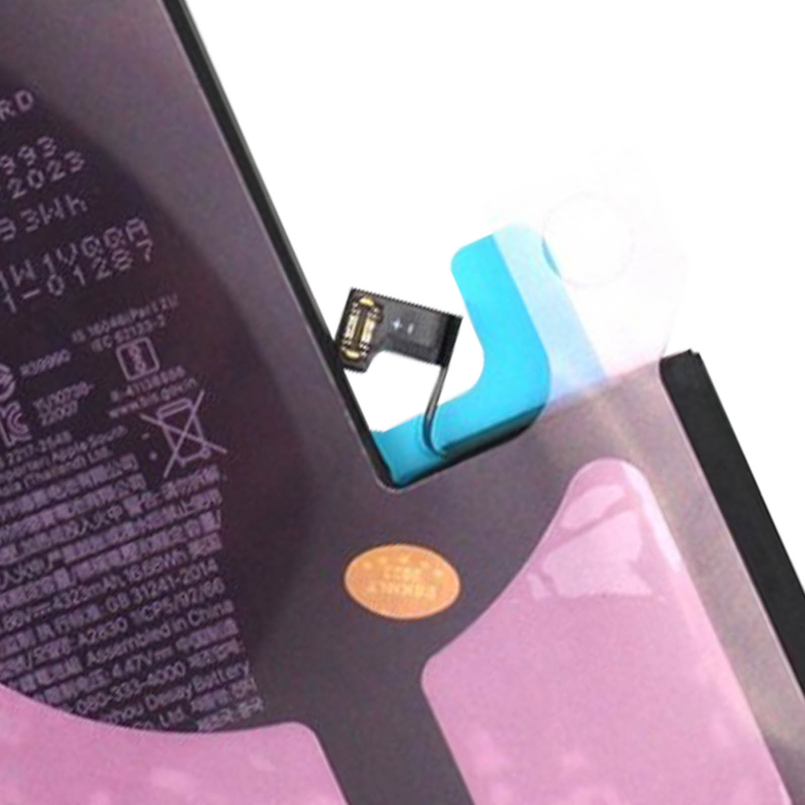 Adhésif Batterie Pour IPhone 14 Pro Max – Compatible Apple – Autocollant De Remplacement