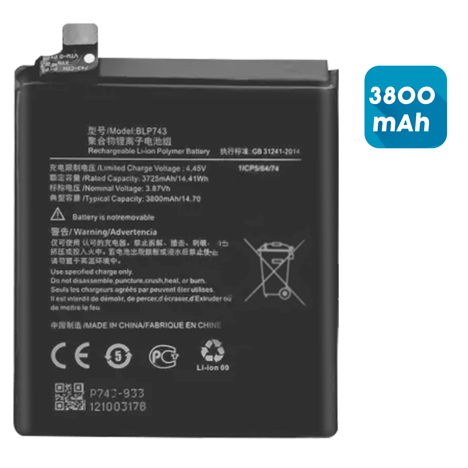 Batería Apple Watch Series SE (40mm) Compatible Repuesto A2277