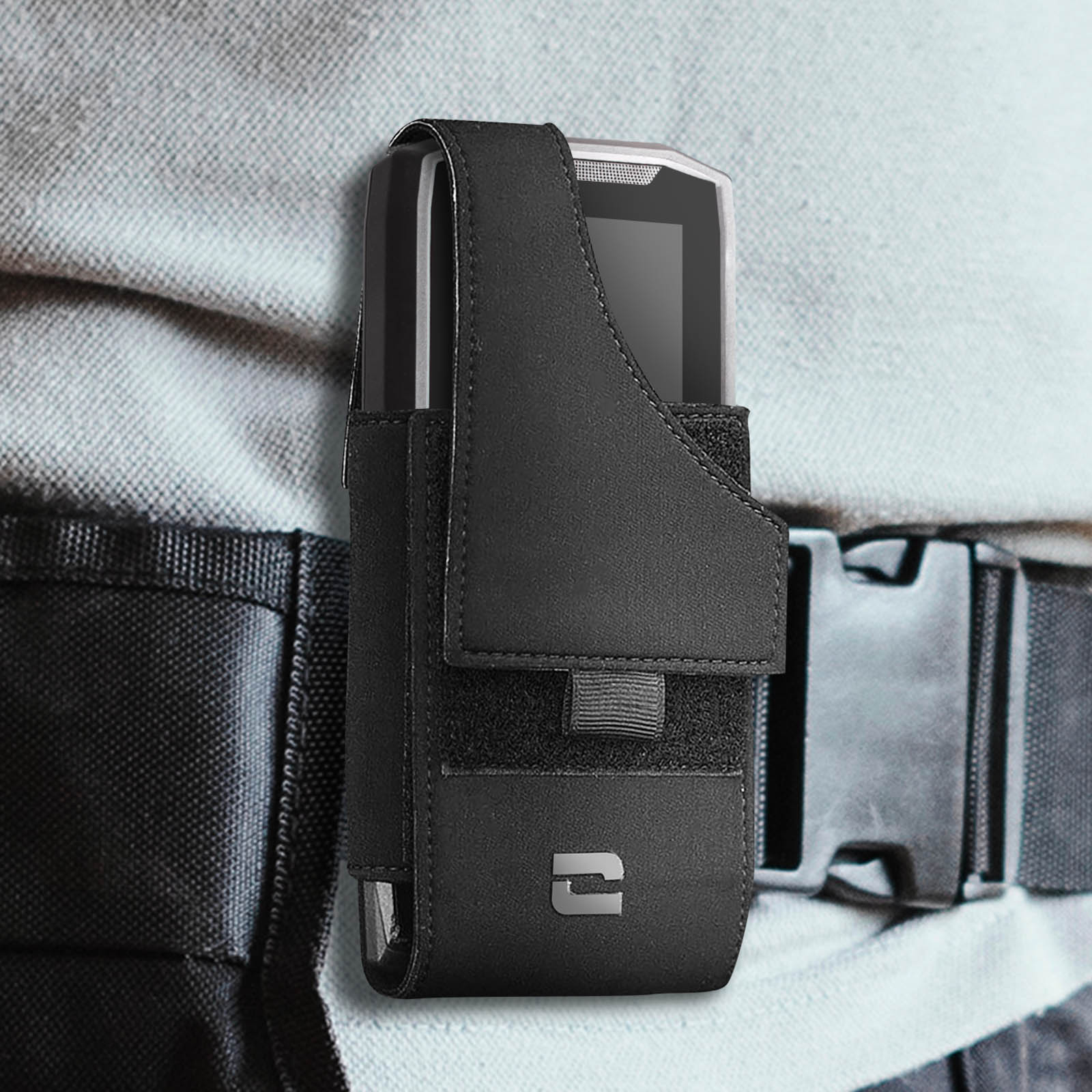 Holster pour Crosscall Trekker X4 + écouteurs sac ceinture cas couverture prote