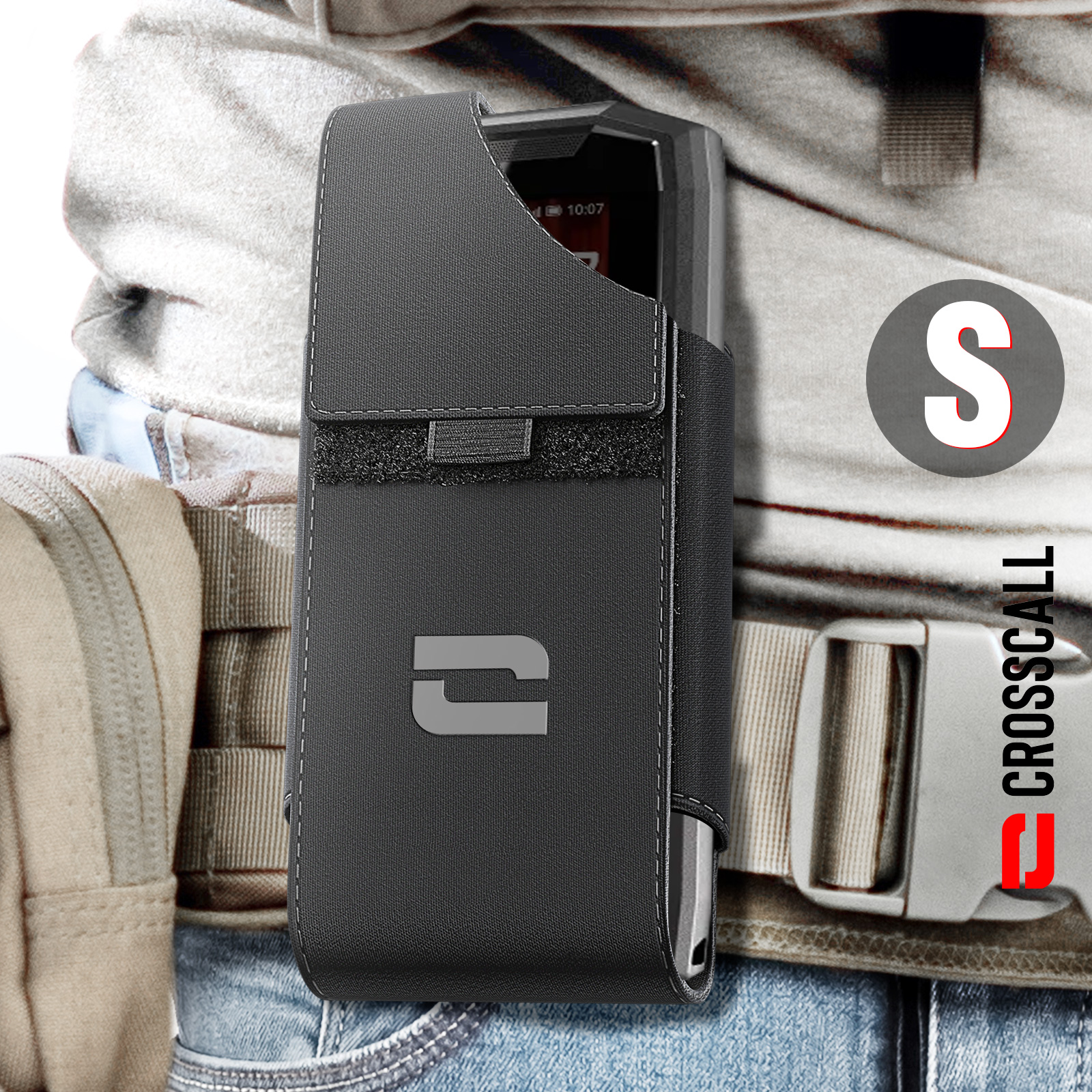 Housse étui De Ceinture Pour Oukitel WP18 - Noir, Neuf Avec Boucle Et Compartiments