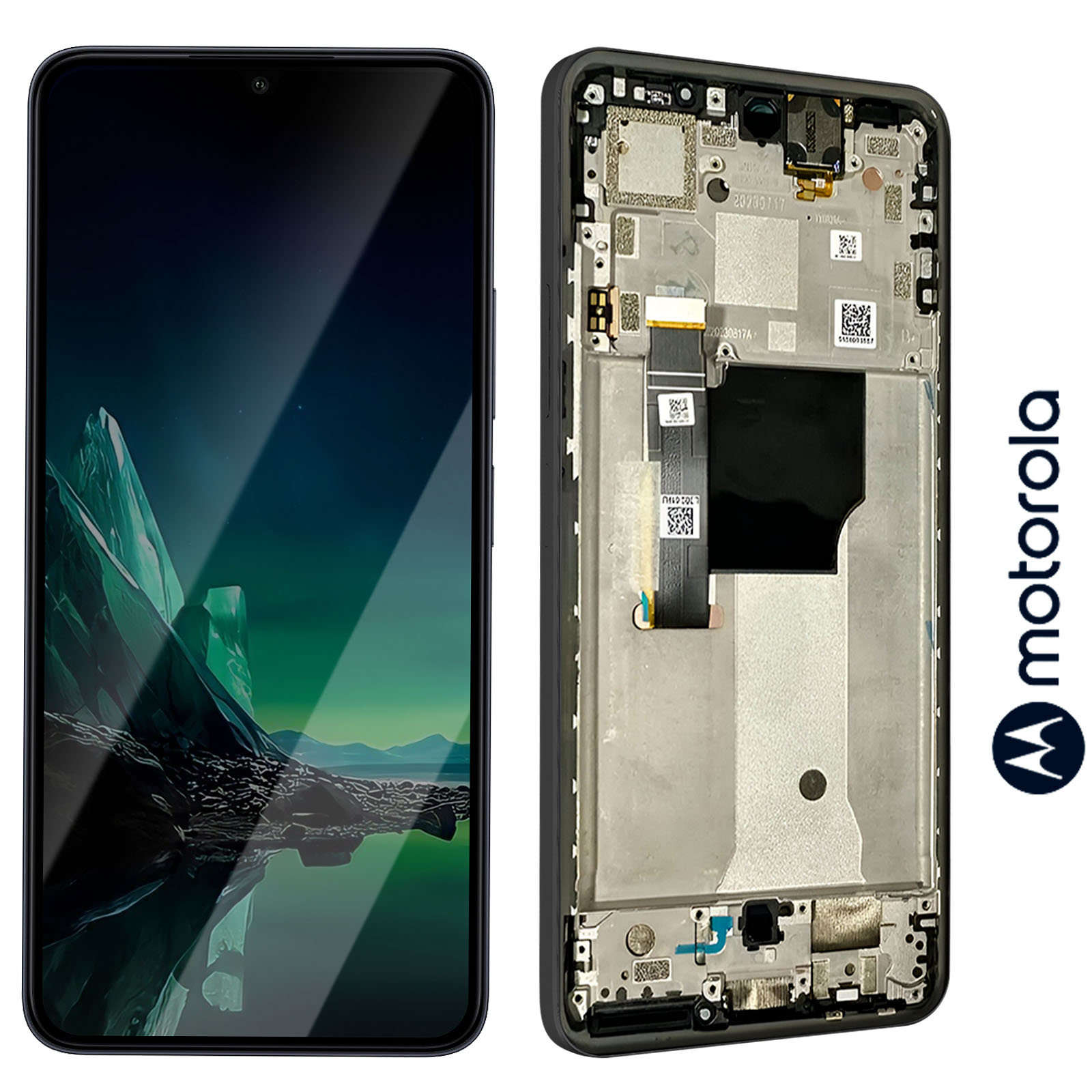 Generico Schermo LCD per Moto Edge 40 PRO 40pro XT2301-4 LCD Display Digitizer Vetro Touch Schermo Ricambio Assembly (Nero