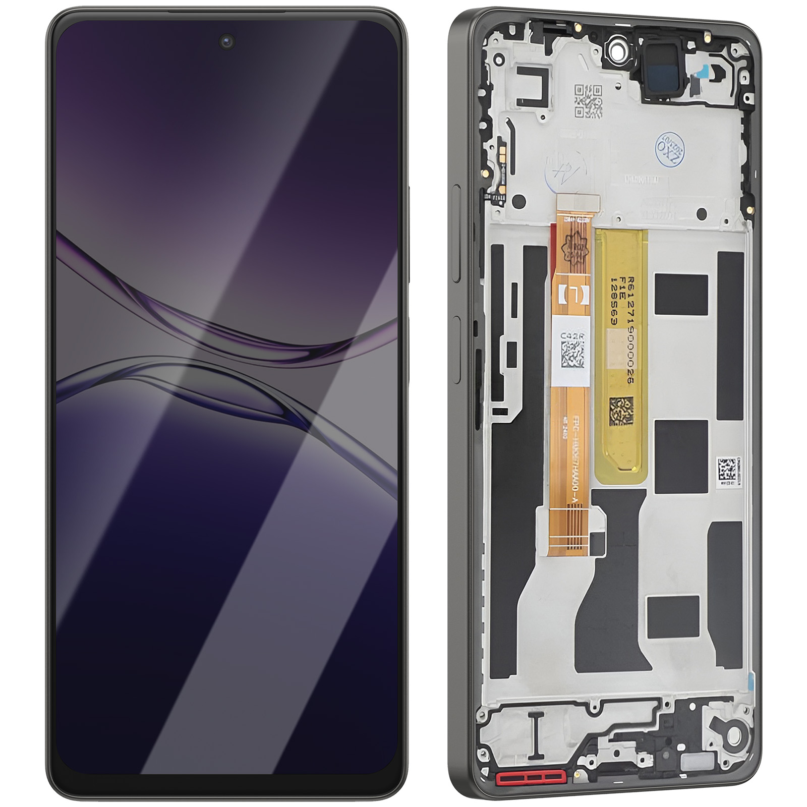 DISPLAY LCD OLED + FRAME PER OPPO RENO 10 CPH2531 TOUCH SCREEN VETRO ASSEMBLATO