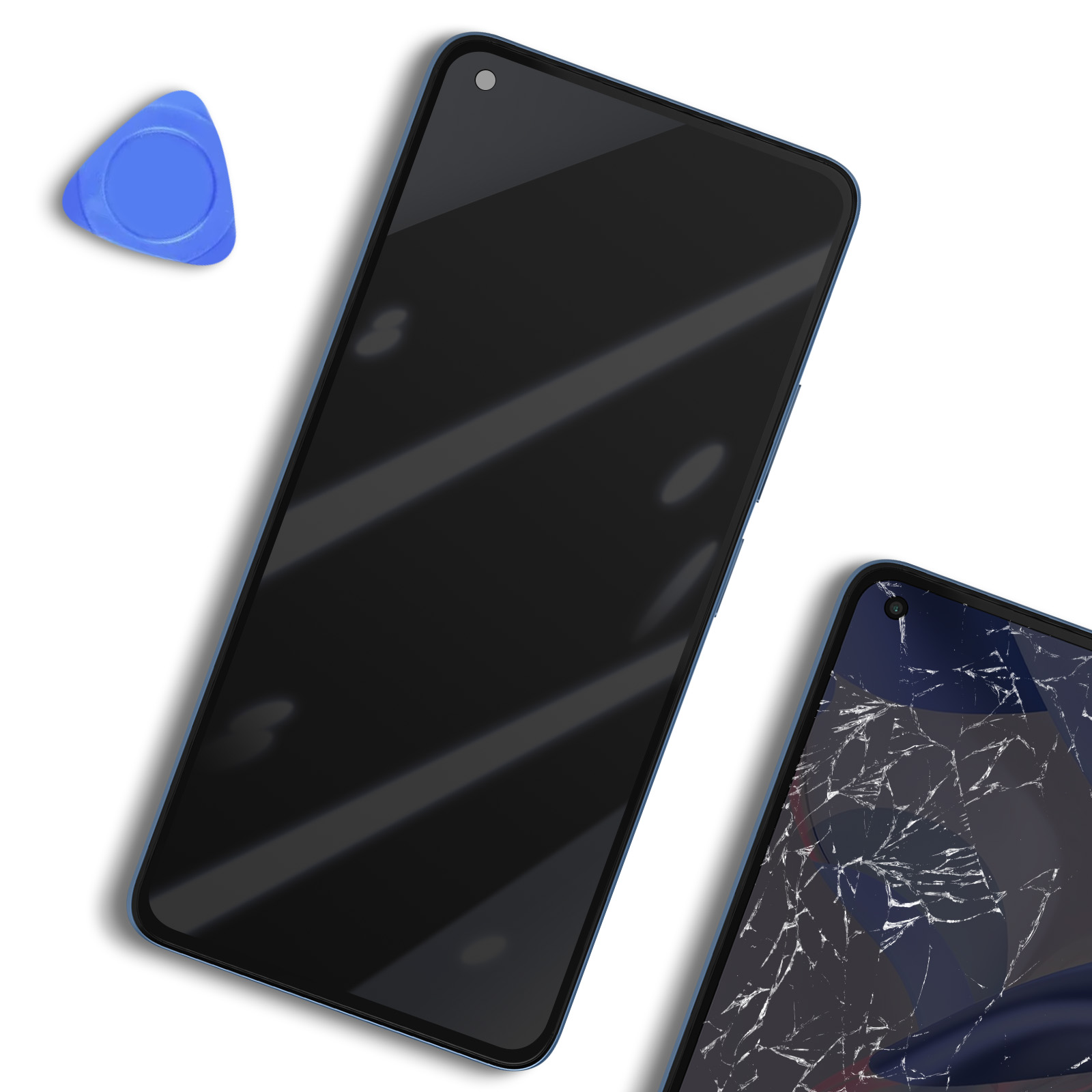 Ecran LCD et Vitre Tactile avec Châssis Violet pour Xiaomi Mi 11 5G