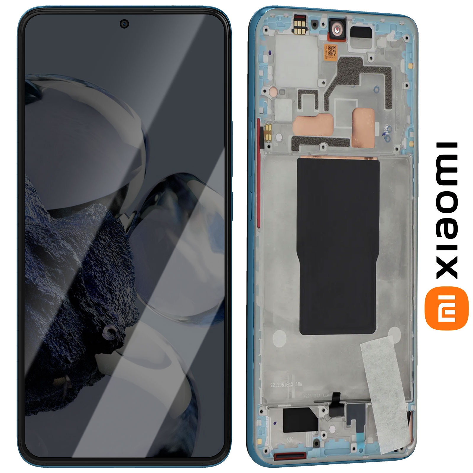 ECRAN LCD VITRE Tactile Oled avec Châssis Blanc Fantome pour Xiaomi