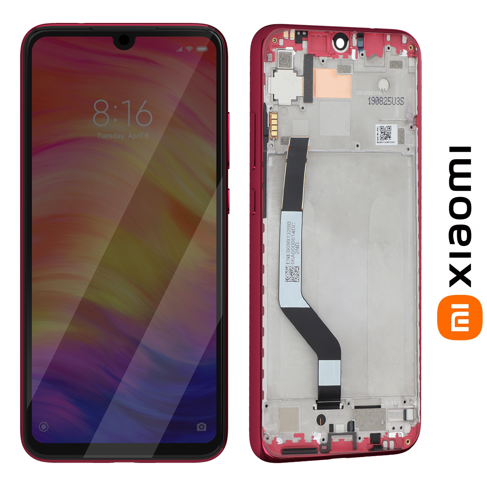 Ecran LCD premium vitre tactile châssis pour Xiaomi Redmi Note 7 noir (France