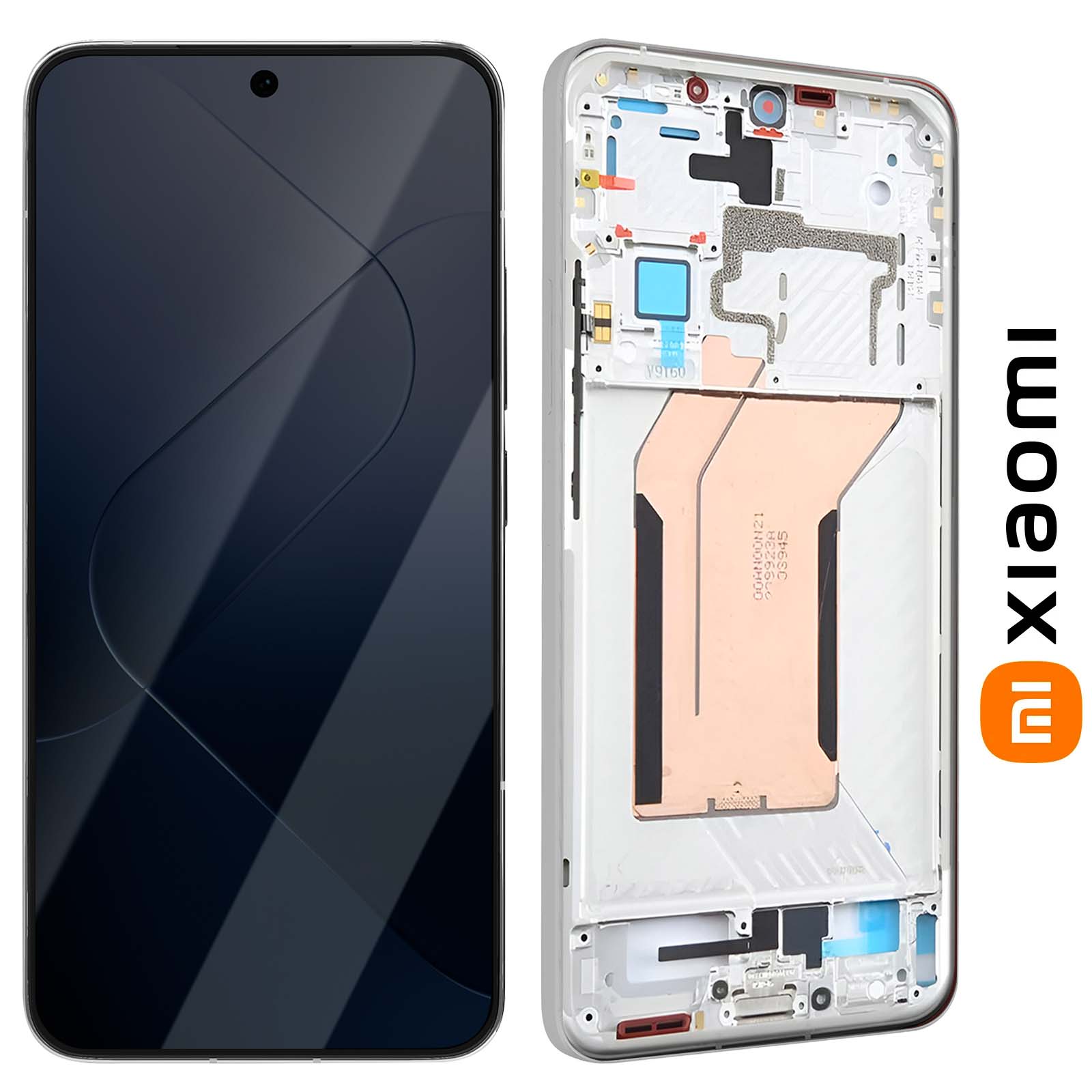 Écran Complet LCD + Vitre Tactile + Châssis Noir Pour Xiaomi 14 5G - Neuf, Pièce Détachée
