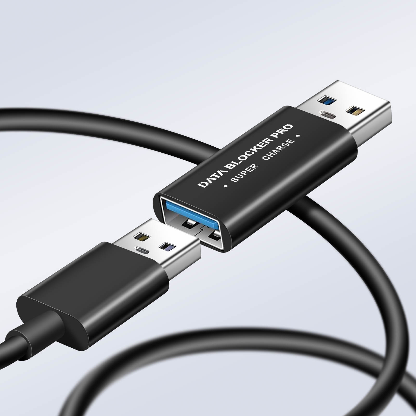 Bloqueur De Données USB – Adaptateur Type-C/USB Pour Charge Uniquement, Protection Vie Privée (lot De 5)
